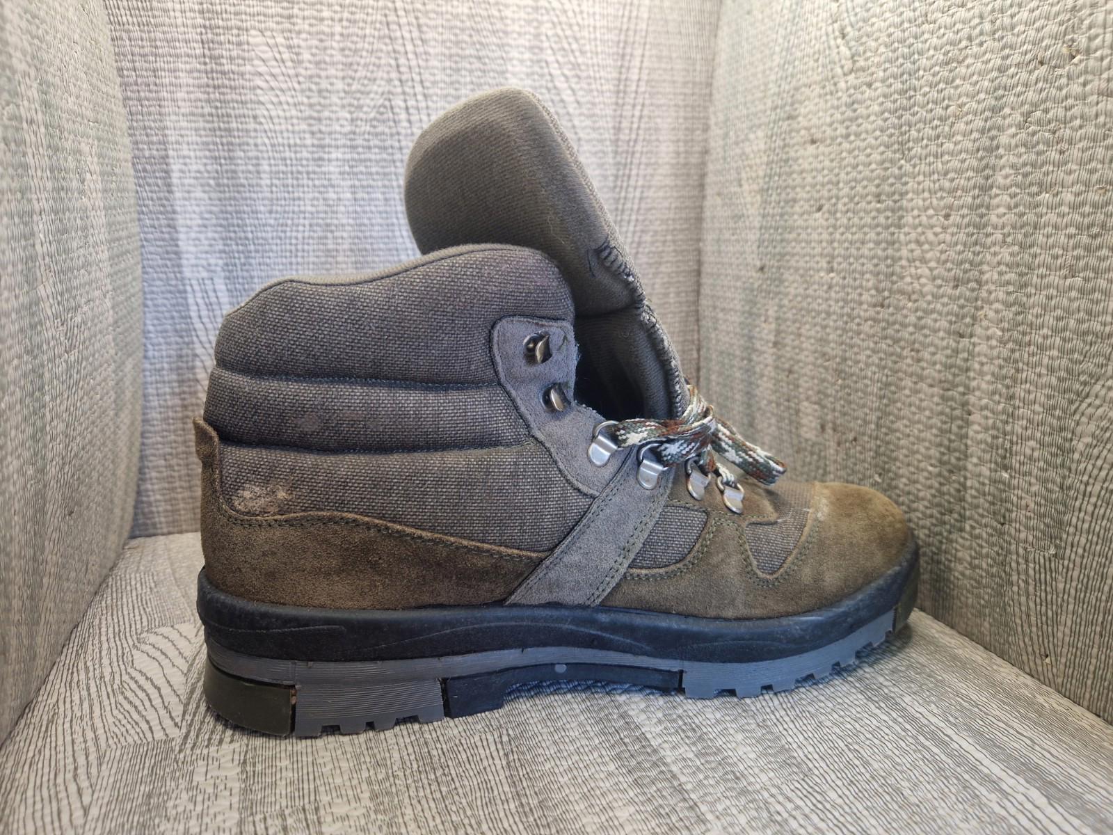 Trekk Free Wolves Natural Reserve  Khaki Green Hiking/walking Boots Uk Size 8 Gc