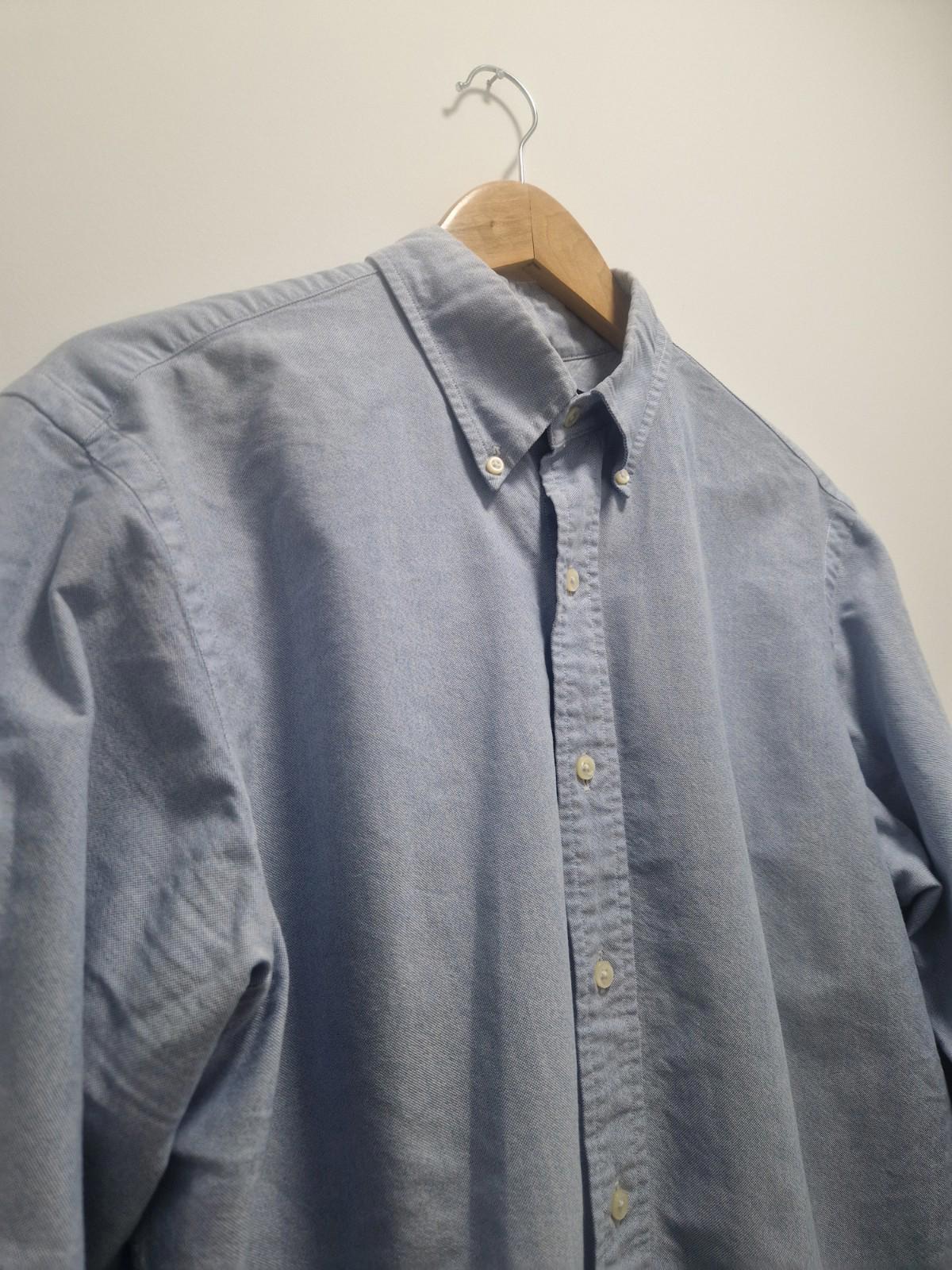 Polo Ralph Lauren Light Blue Embroidered  Pony Oxford shirt in 100% cotton Uk Xl