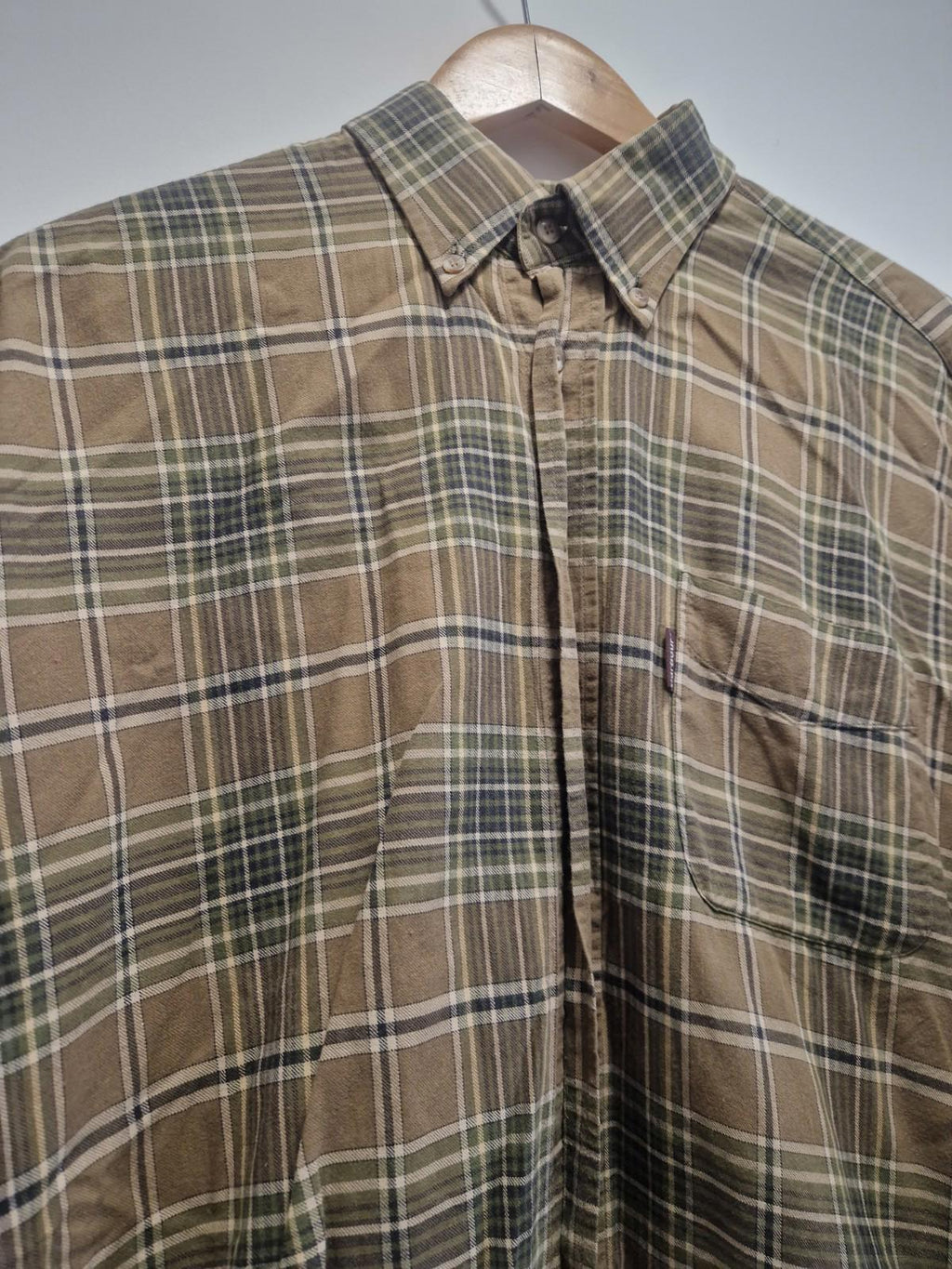 Barbour south shields Mens 100% cotton long sleeved shirt Uk M Gc