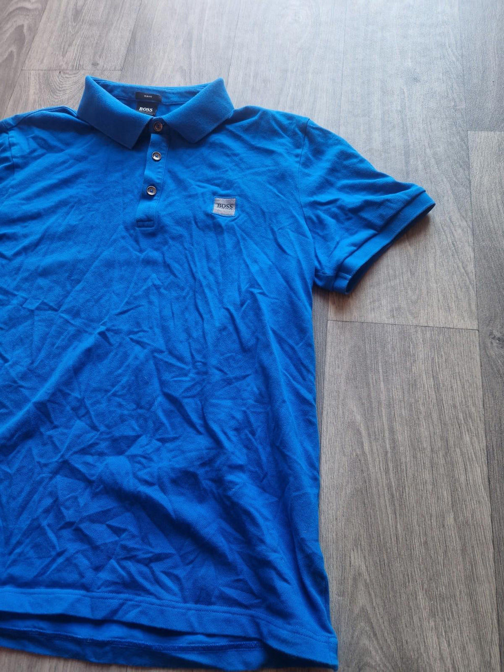 Hugo Boss passenger polo shirt Blue Uk Xl Slim Fit On A Black Label