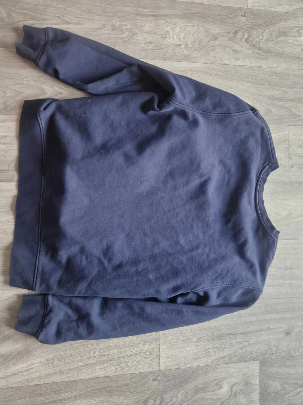 Lacoste Classic Logo Crew Neck Sweatshirt in navy blue Fra 7 Uk  Size Xxl Gc