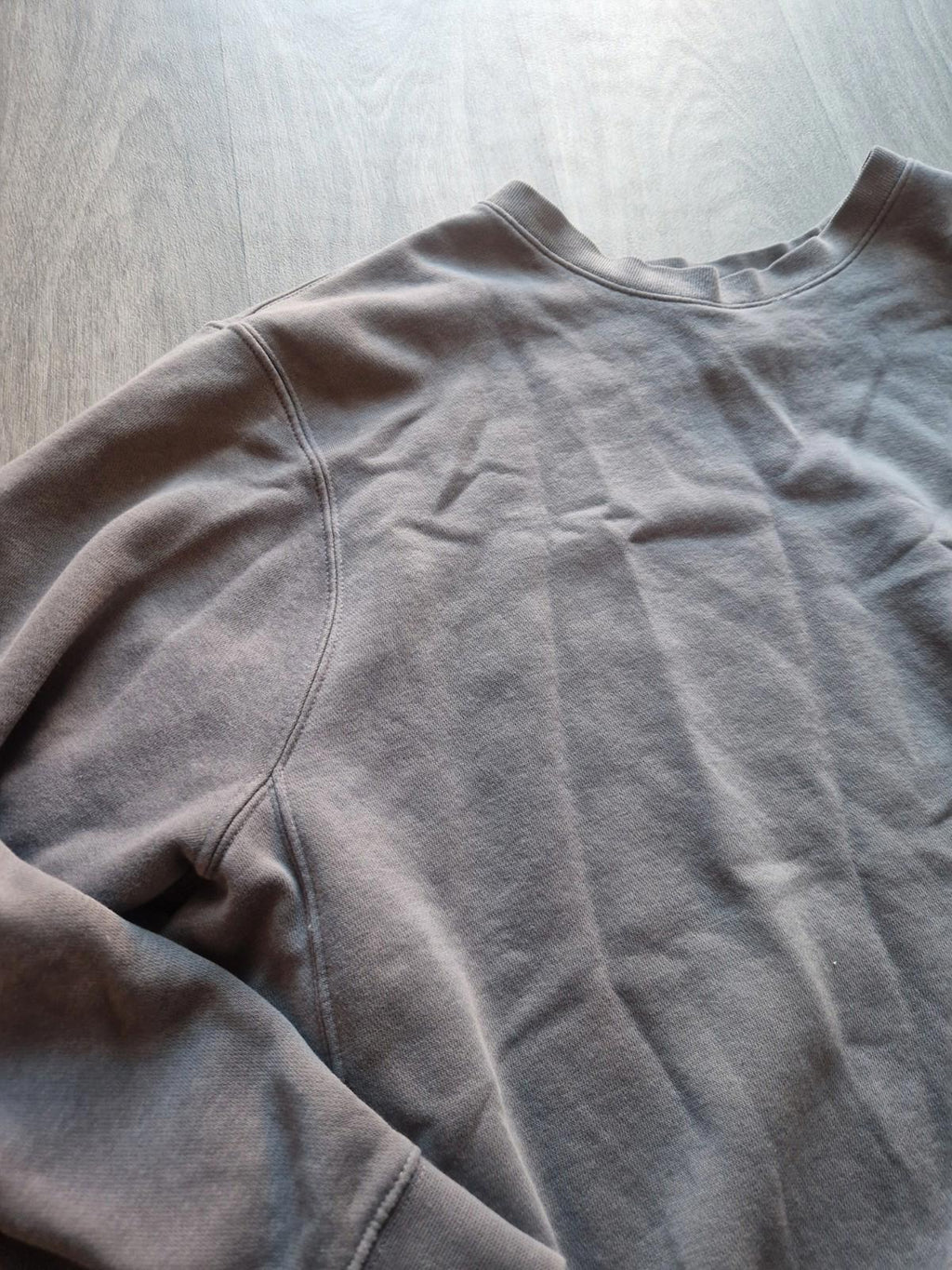 Nike Sweatshirt Mens  Grey Swoosh Crewneck Pullover Jumper/ Sweater Uk Size L Gc