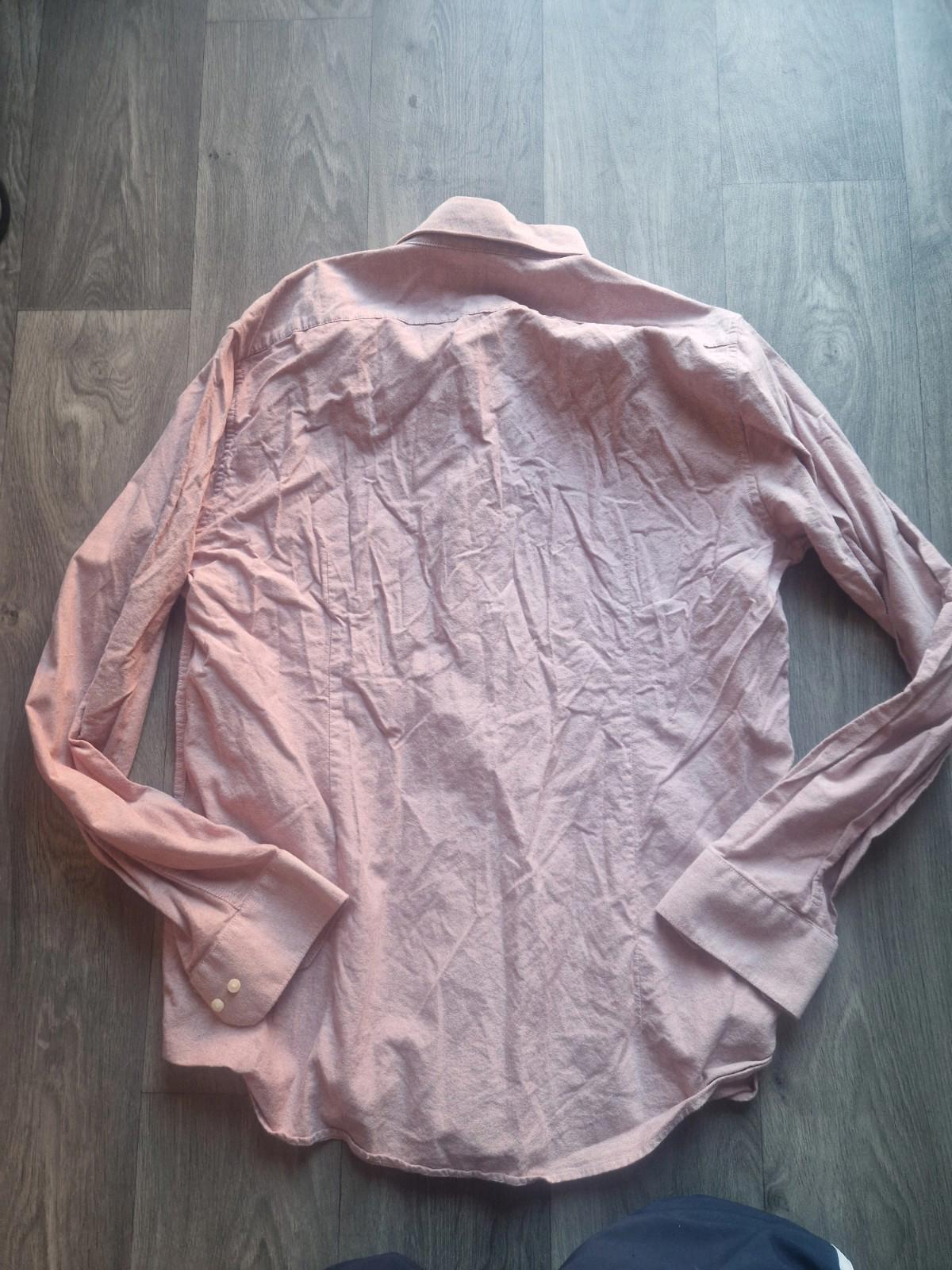 Barbour Tailored Fit 100% Cotton  Button Up Shirt Uk Xl Vgc
