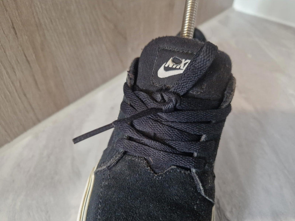Nike Sb 2014 Black With White Mids  Canvas Trainers Skate Shoe Uk Size 5 Gc
