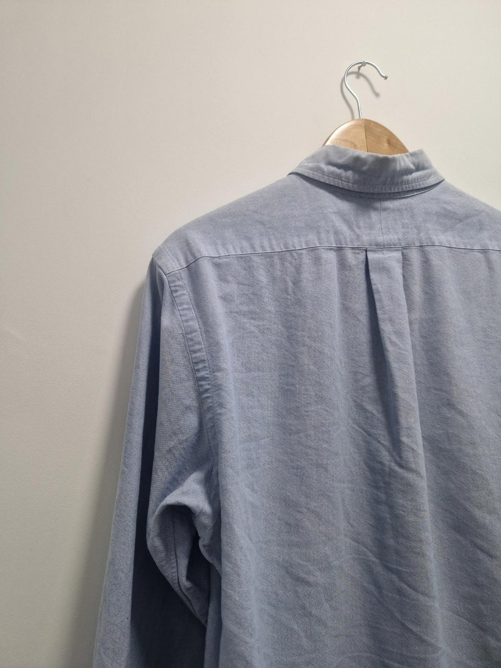 Polo Ralph Lauren Light Blue Embroidered  Pony Oxford shirt in 100% cotton Uk Xl
