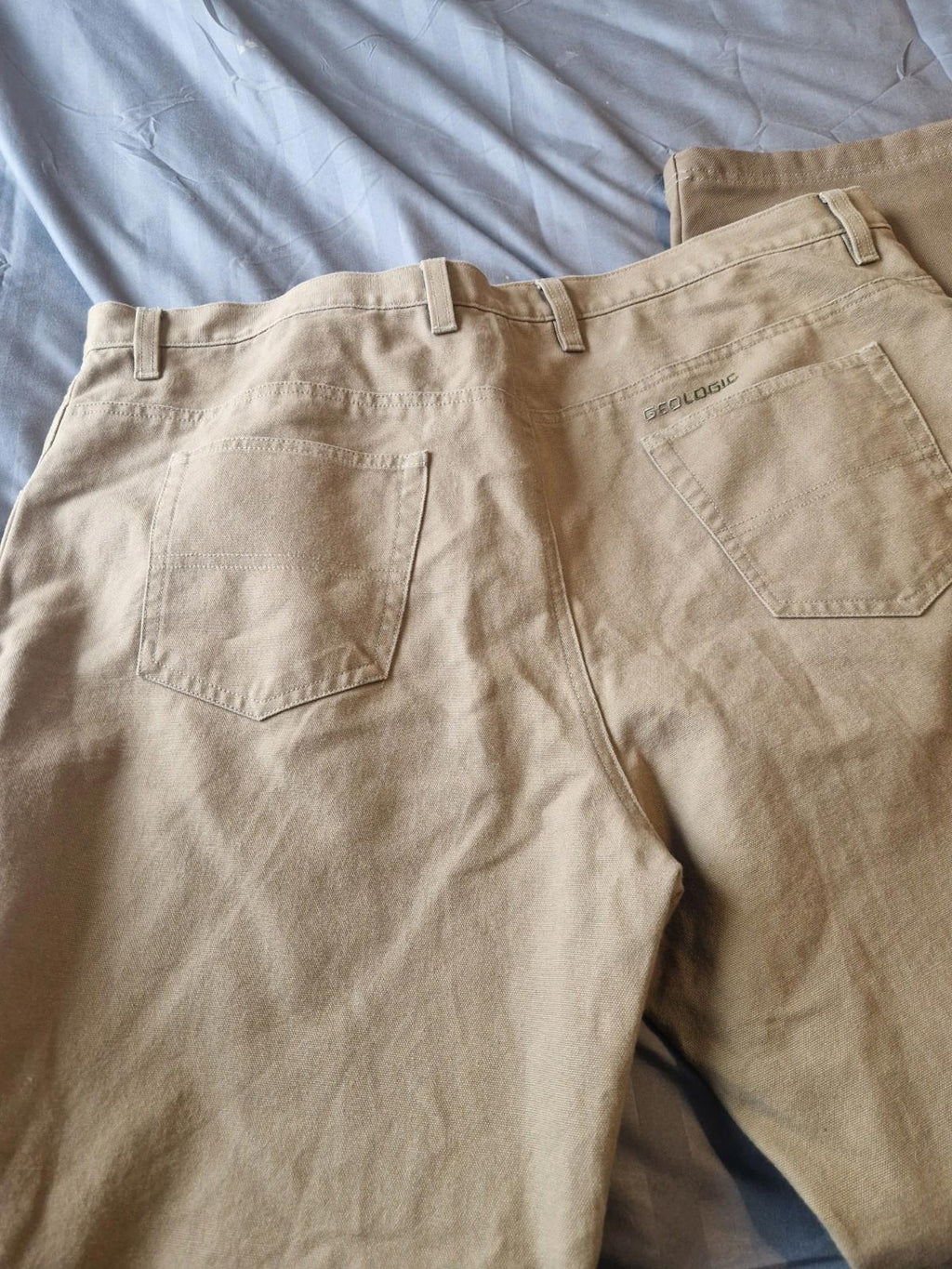 decathlon creation geologic Khaki Green Utility Trousers Euro Size 54 Uk W44x32L