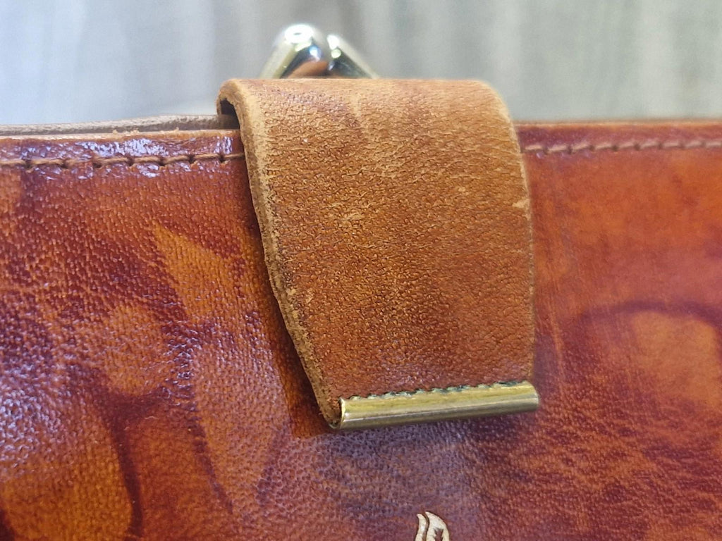 City Of London"SQUIRE" Genuine Brown Leather Wallet document holder Vgc
