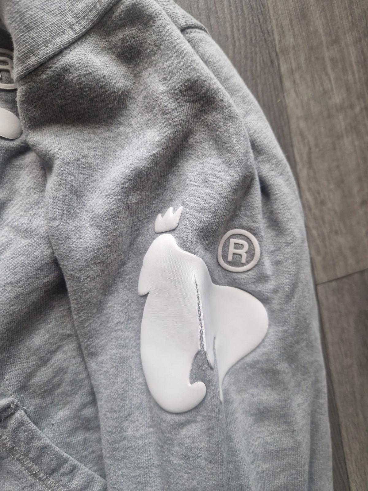 Money Sig Ape Hood Ice Grey Melange Uk Size  Xl