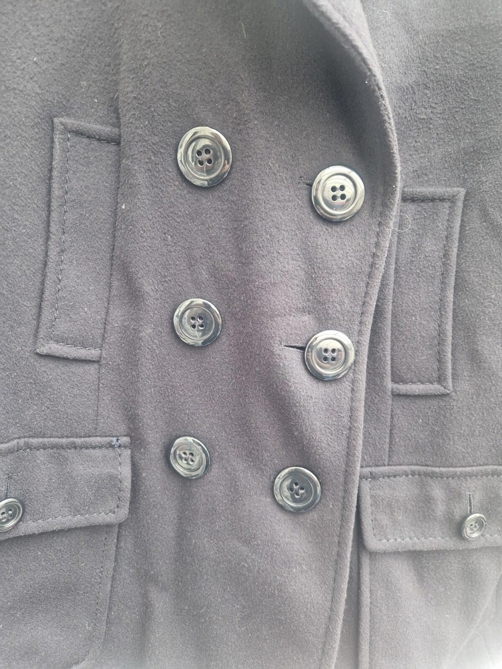 Brasler Sport Line Double Breasted  90% Virgin Wool 10% Cashmere  Coat Size 18