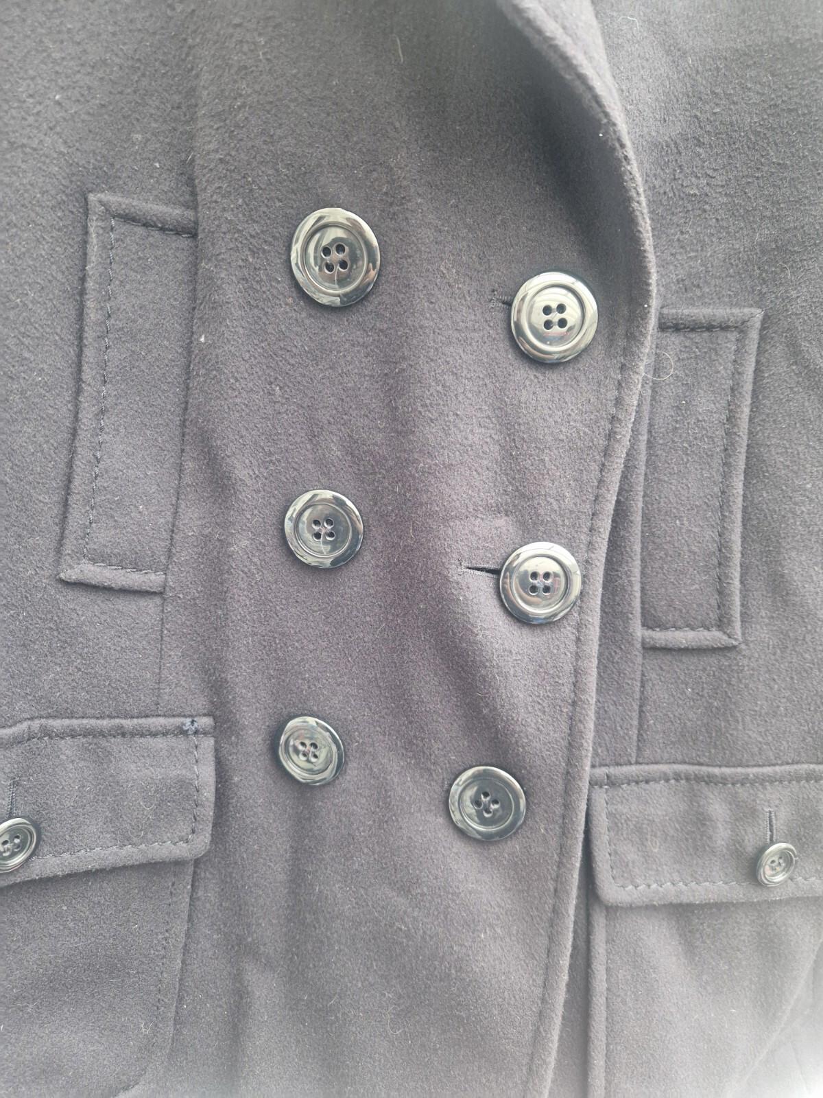 Brasler Sport Line Double Breasted  90% Virgin Wool 10% Cashmere  Coat Size 18