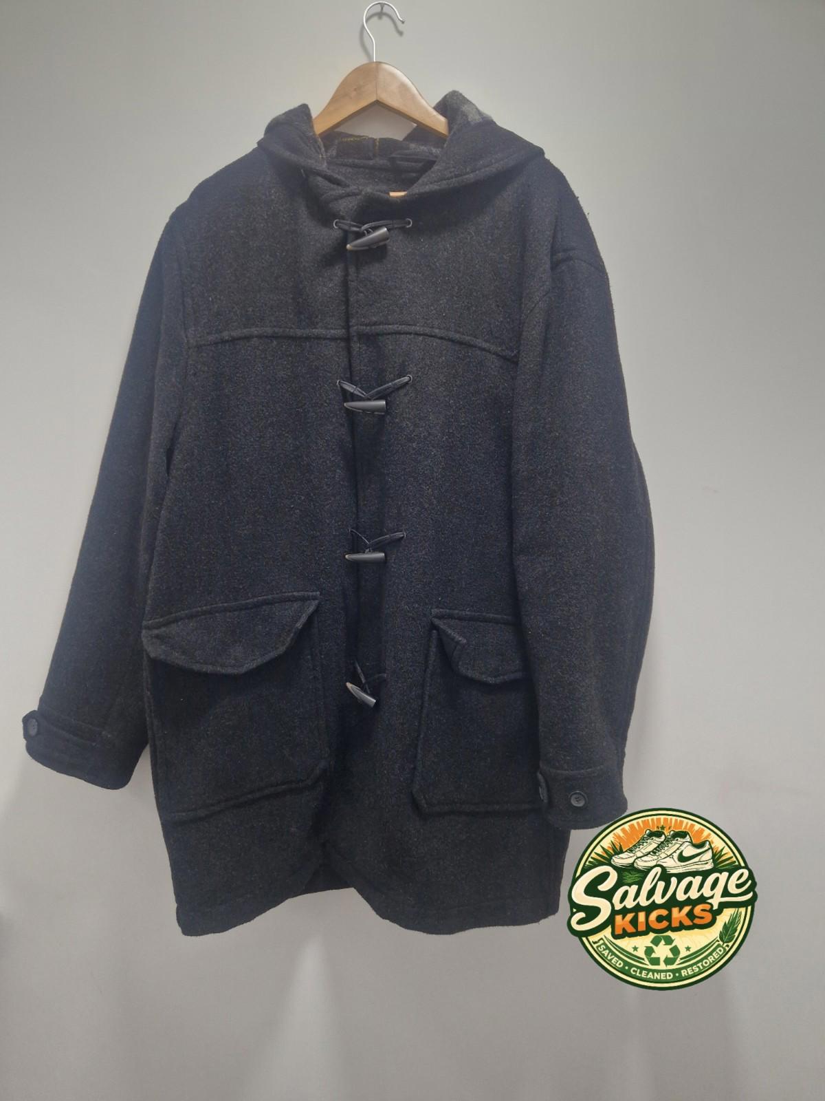 Duffle Coat Butler & Webb Men's Wool Duffle Coat With Hood  Black Uk Xl Gc