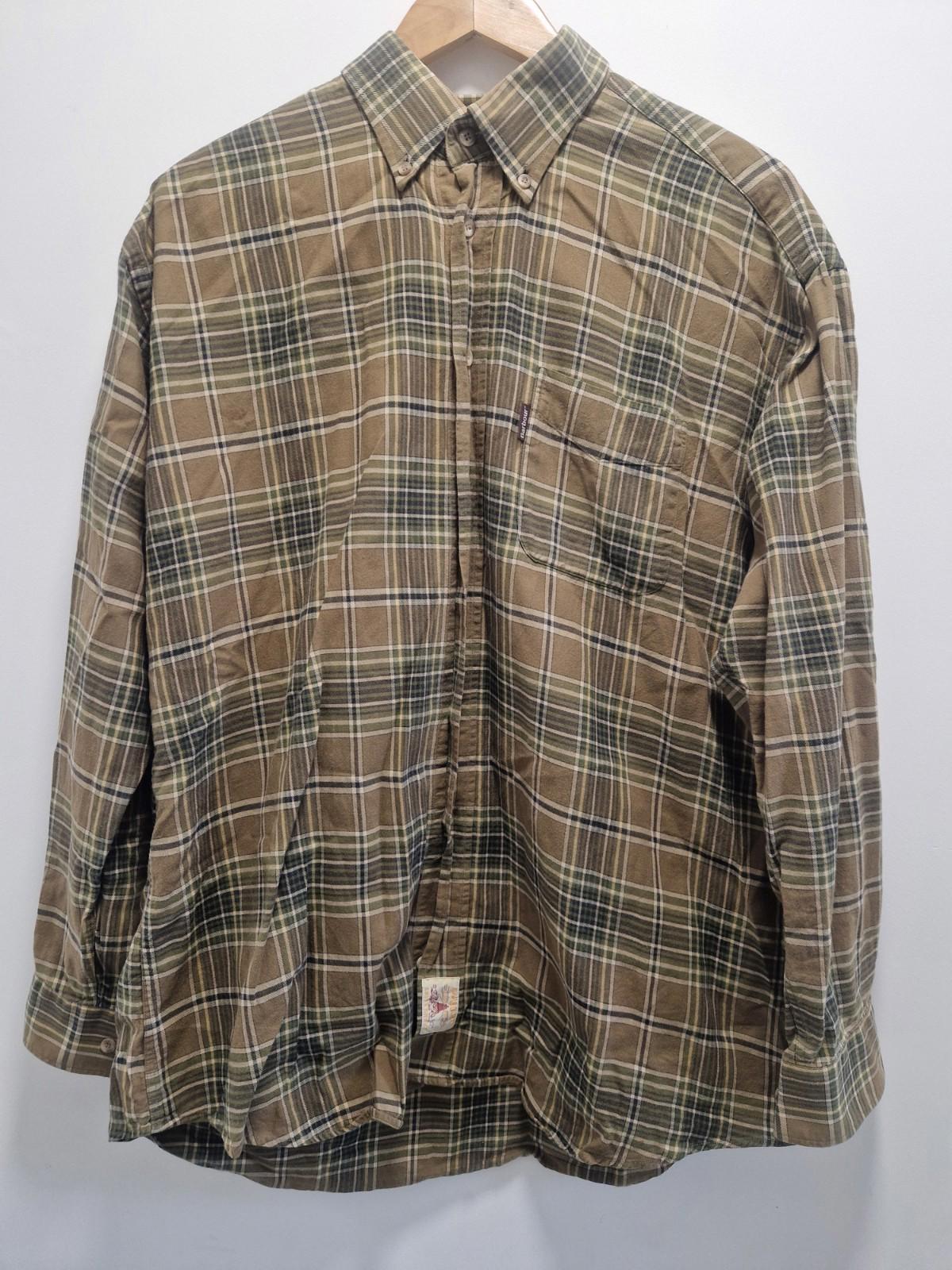 Barbour south shields Mens 100% cotton long sleeved shirt Uk M Gc