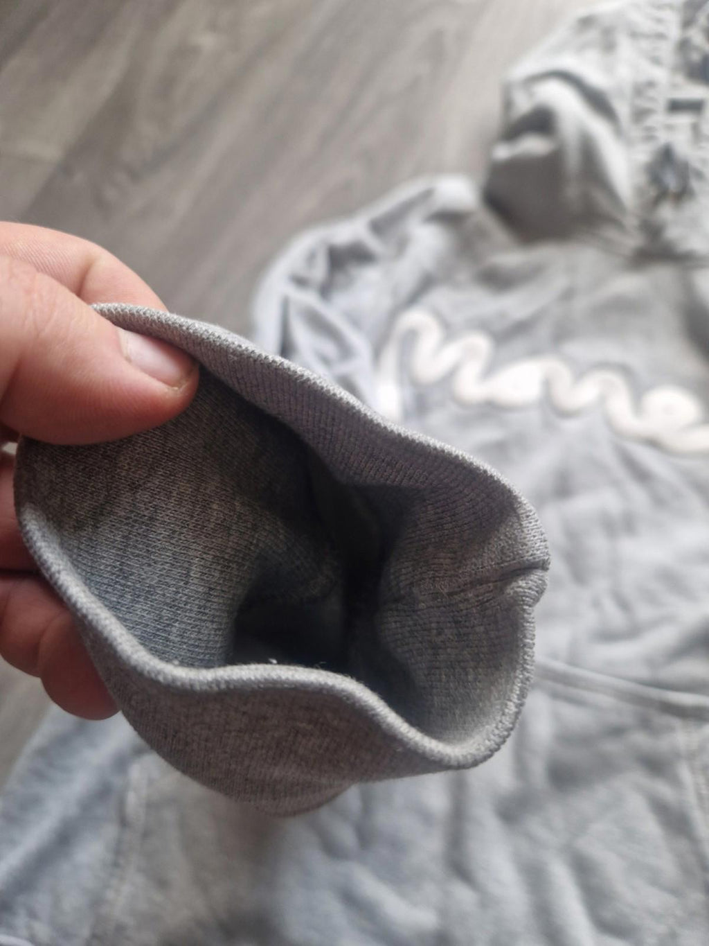 Money Sig Ape Hood Ice Grey Melange Uk Size  Xl