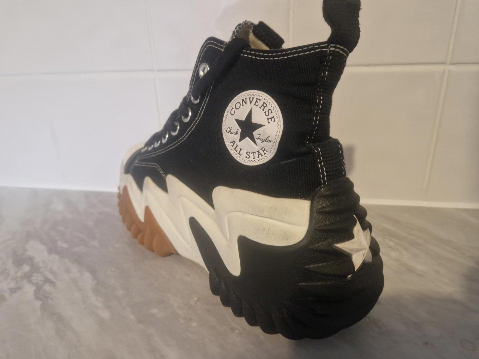 Converse Run Star Motion Black/Gum/Honey Unisex Shoes High Top UK7.5/W10 Gc