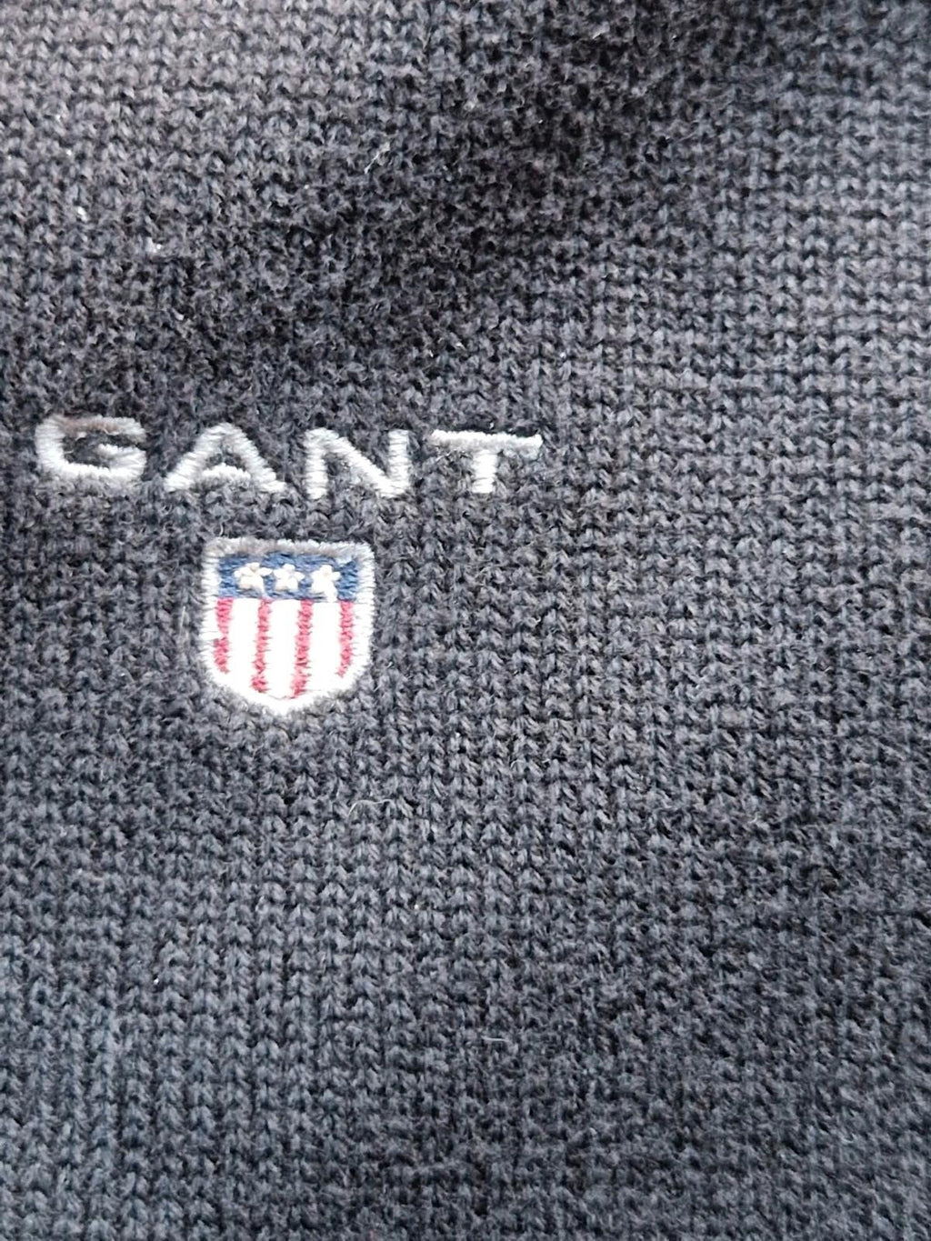 Gant Black 100% Cotton  Crew Neck Jumper Uk Size Xl Gc