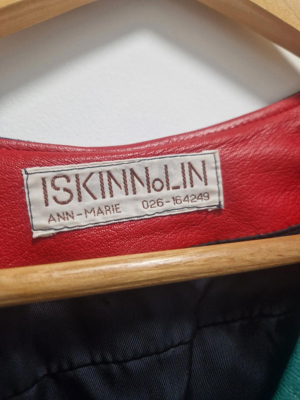 Vintage 80s Iskinolin Ann Marie Suede Ladies Jacket Padded Shoulders Uk S Vgc