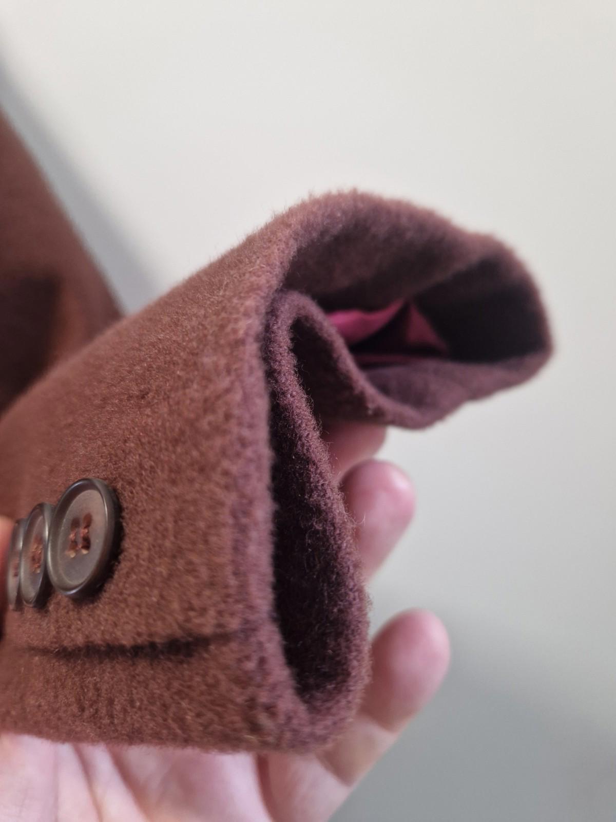 Vintage Top Man burgundy wool and cashmere blend men's blazer Uk Medium