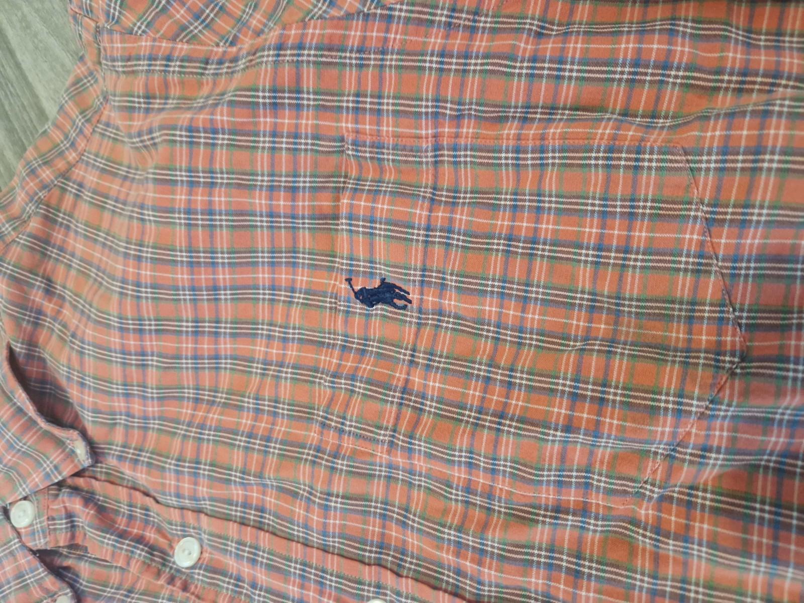 Ralph Lauren Blake Shirt Mens M Cotton Plaid Button Up Short Sleeve Casual