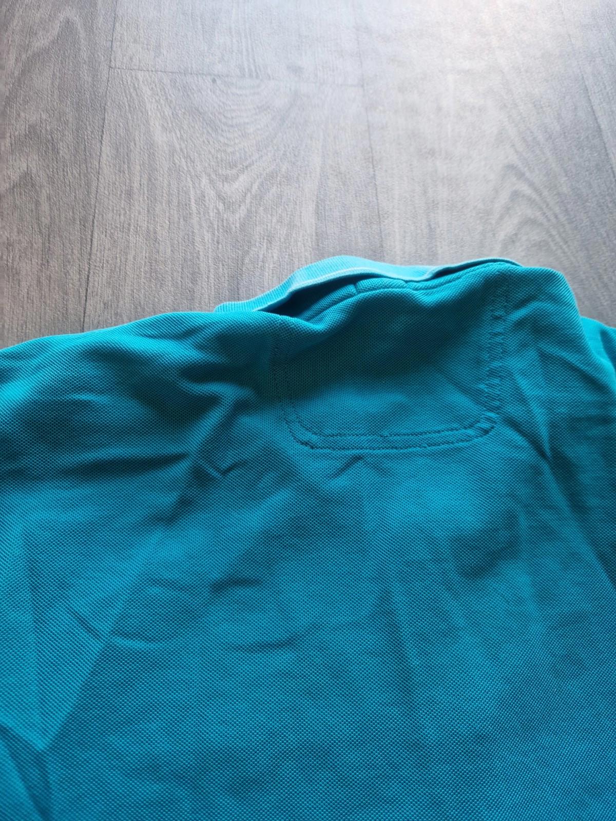 Hugo Boss Green Label Teal Blue Polo Shirt Uk Size Xl Slim Fit Vgc