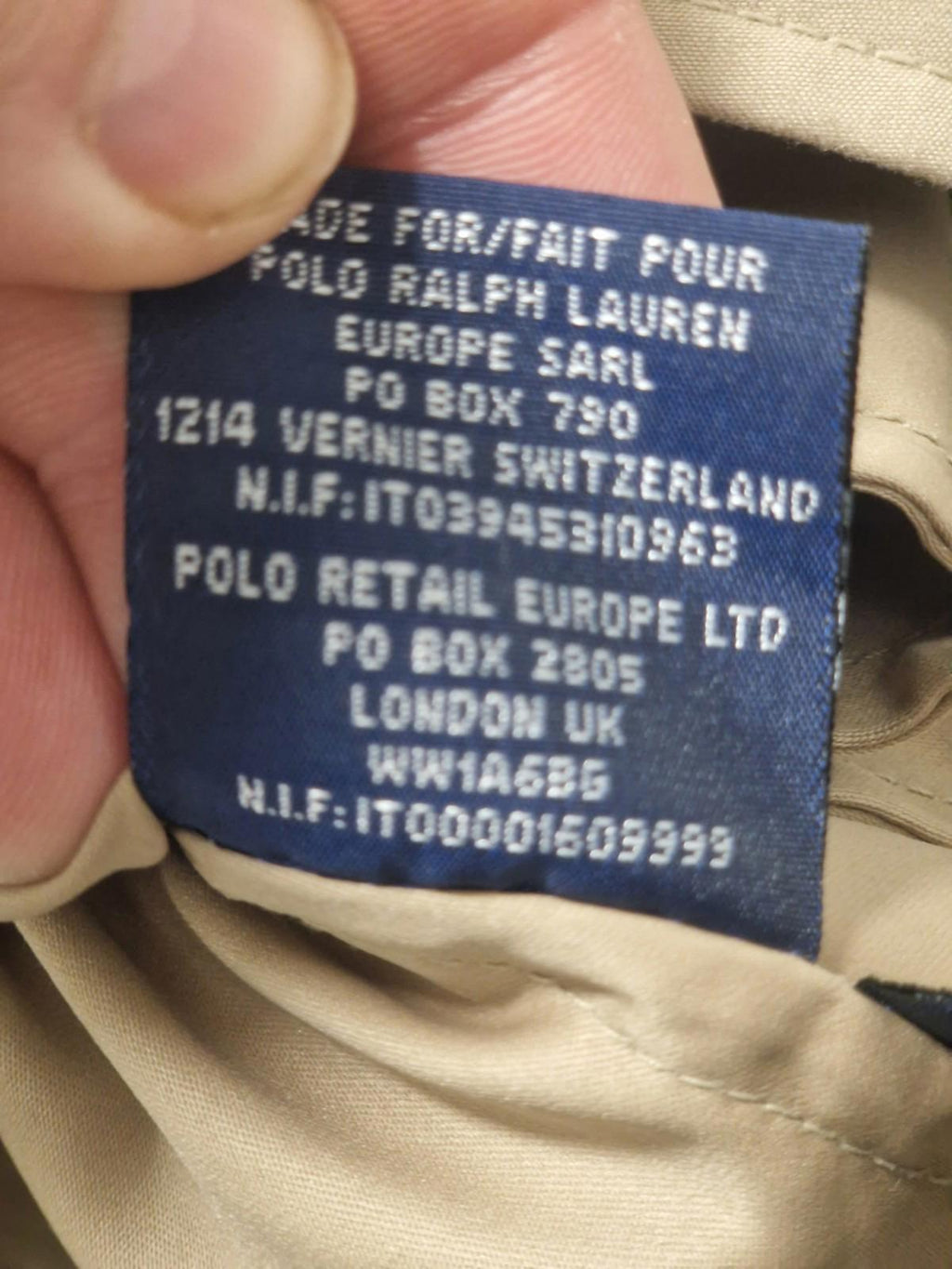 Ralph Lauren Polo Golf Quarter Zip Beige Jacket Short Sleeves Uk Size Xl Gc