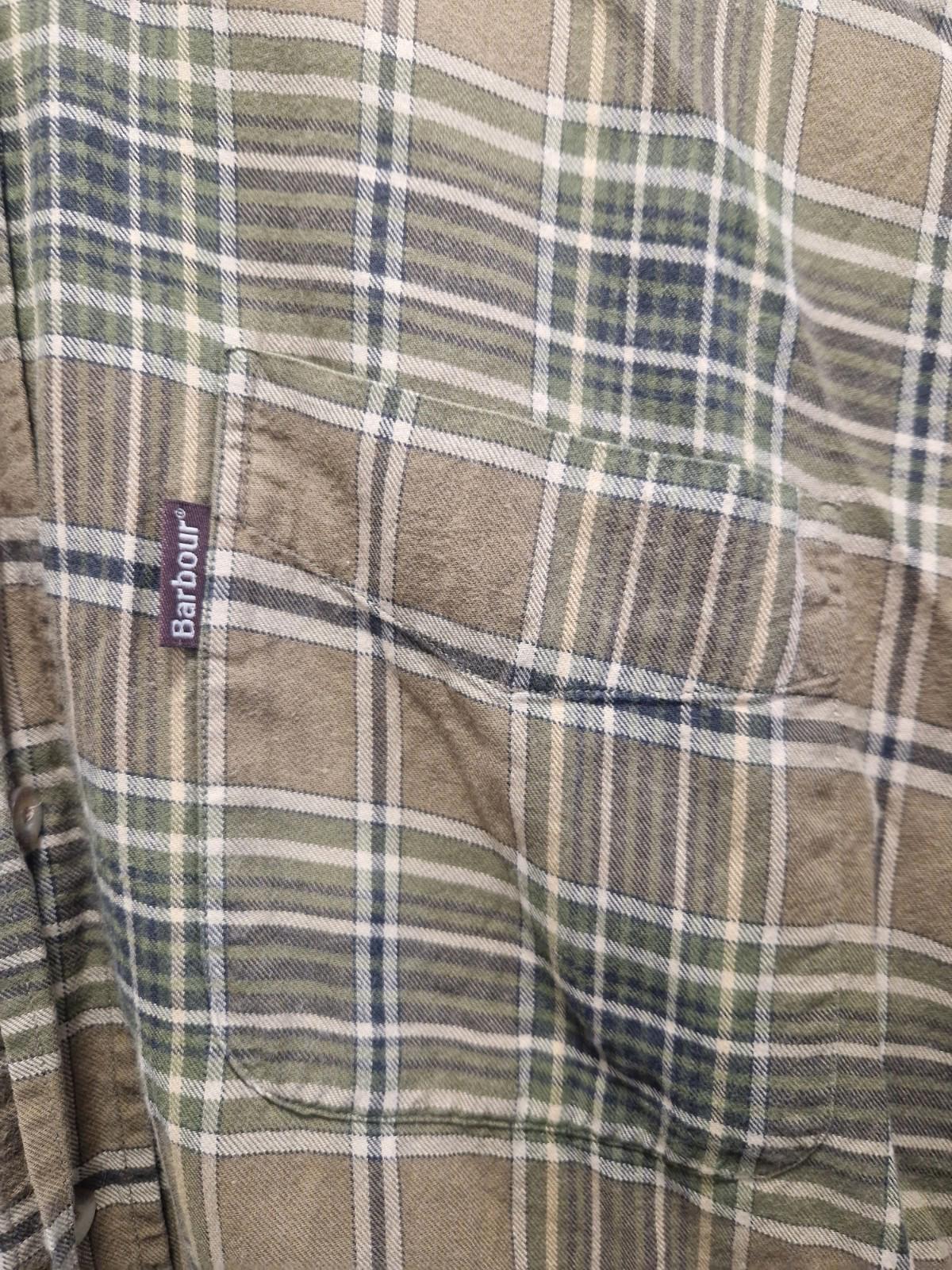 Barbour south shields Mens 100% cotton long sleeved shirt Uk M Gc