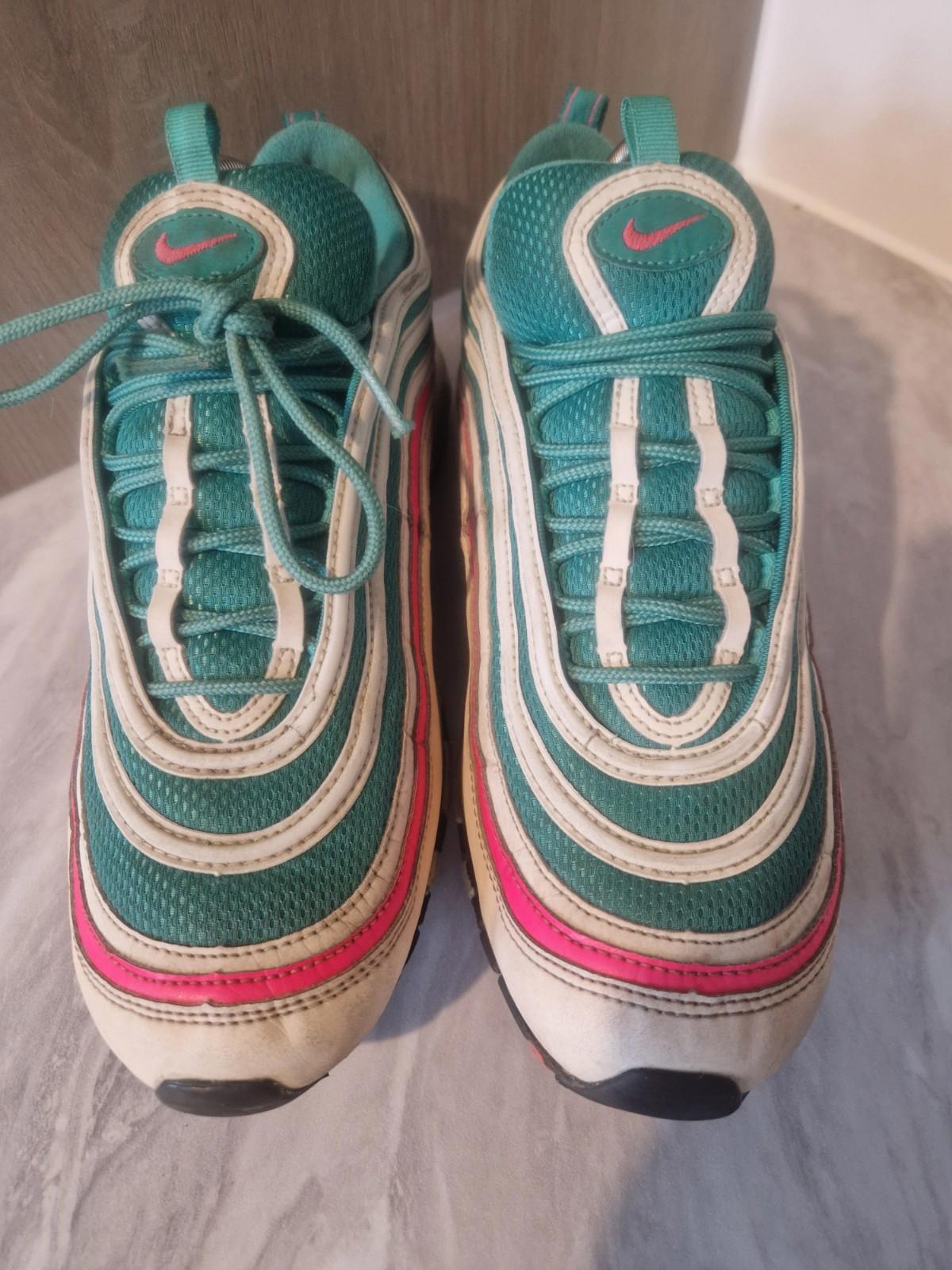 Nike Air Max 97 South Beach 2017 Release UK10/US11  Gc Pink Green Colourway