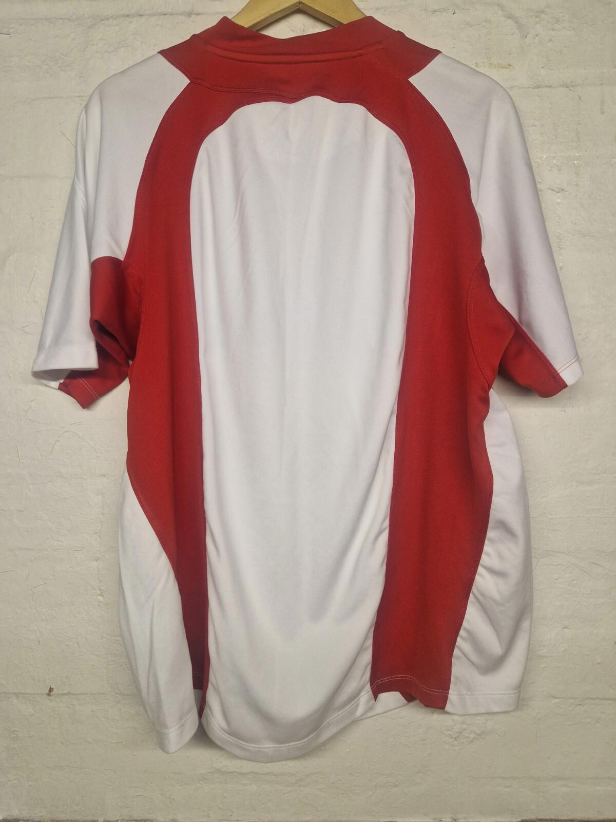 NIKE MEN'S RUGBY UNION ENGLAND TRAINING 2007 SEVENS SHIRT JERSEY MAILLOT SIZE Xl