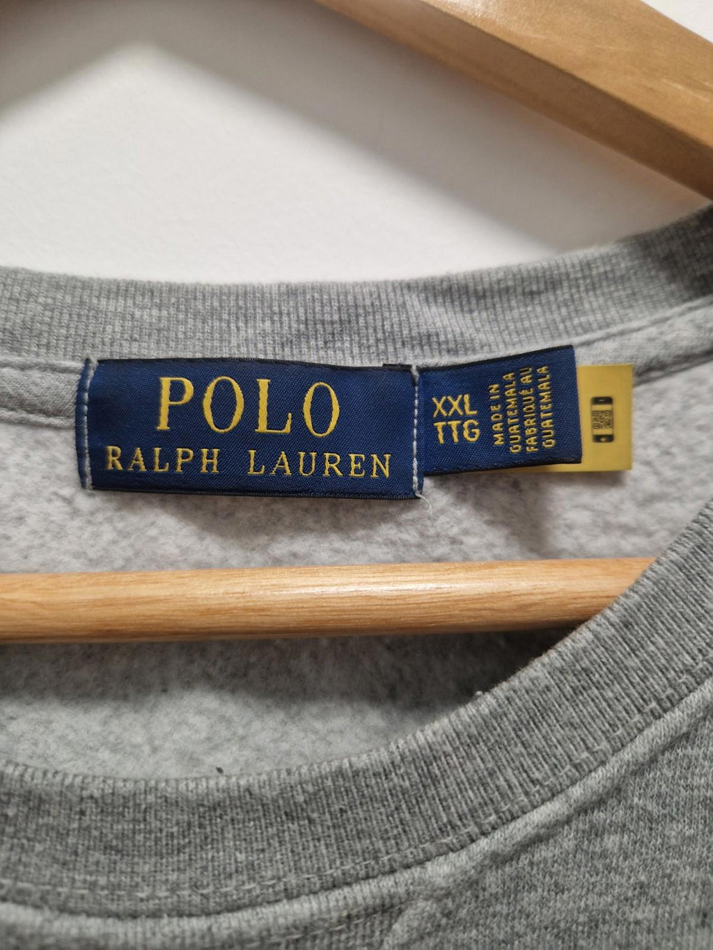 Ralph Lauren polo bear Crew Neck sweater Grey With Basketball Bear Uk Xxl  Gc