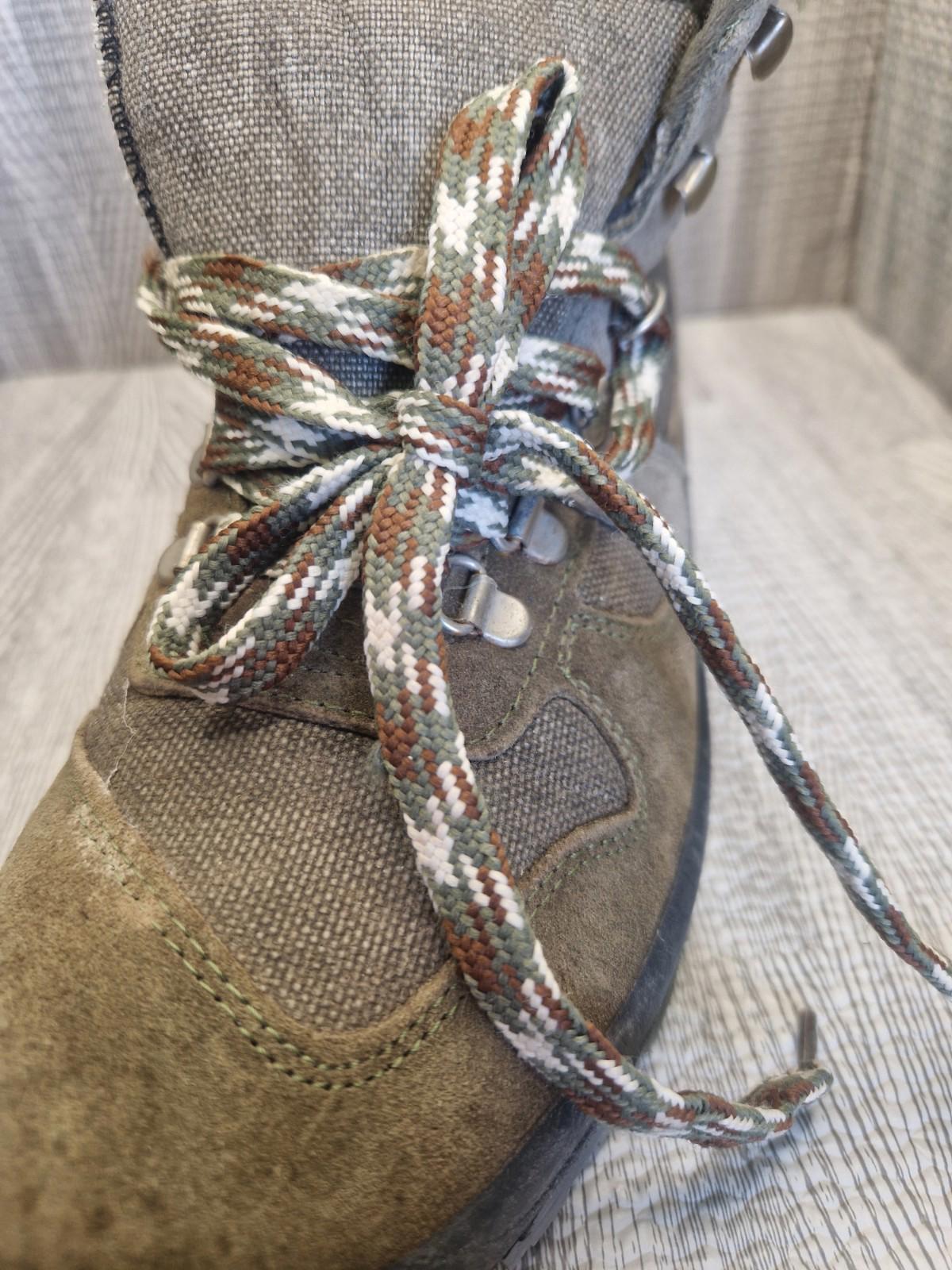 Trekk Free Wolves Natural Reserve  Khaki Green Hiking/walking Boots Uk Size 8 Gc
