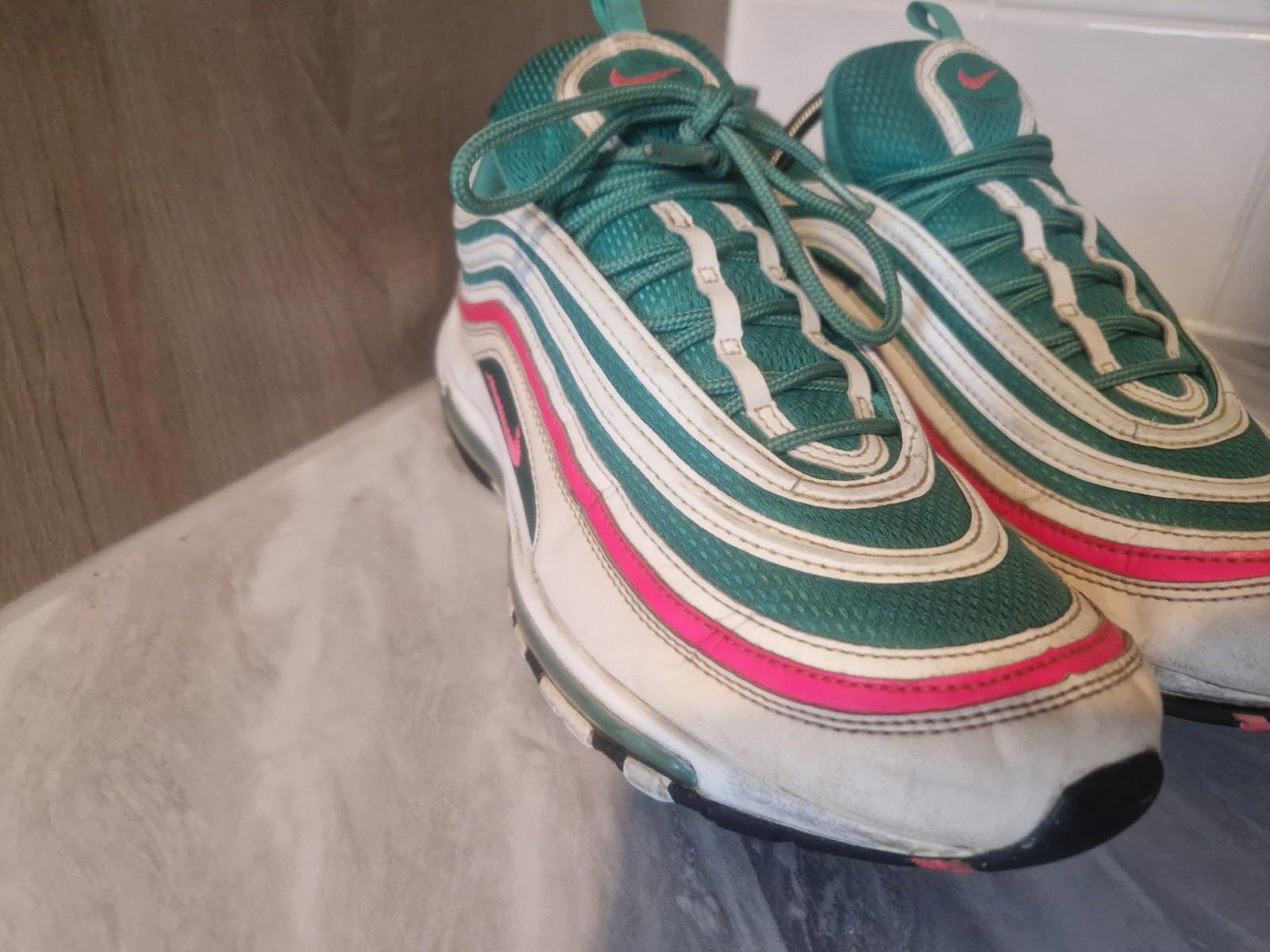 Nike Air Max 97 South Beach 2017 Release UK10/US11  Gc Pink Green Colourway