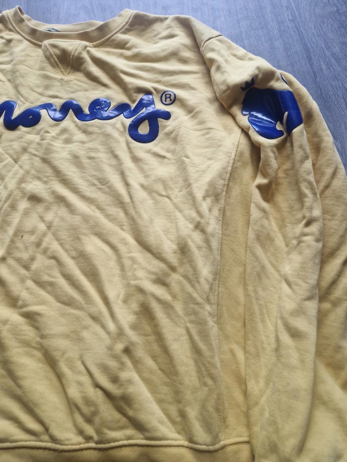 The Money Sig Ape Crew Yellow Crew Neck Sweater  Uk Xl Gc