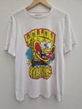 Spongebob Squarepants  Yellow  Is The Colour  For Happiness  Graphic Tee Xl