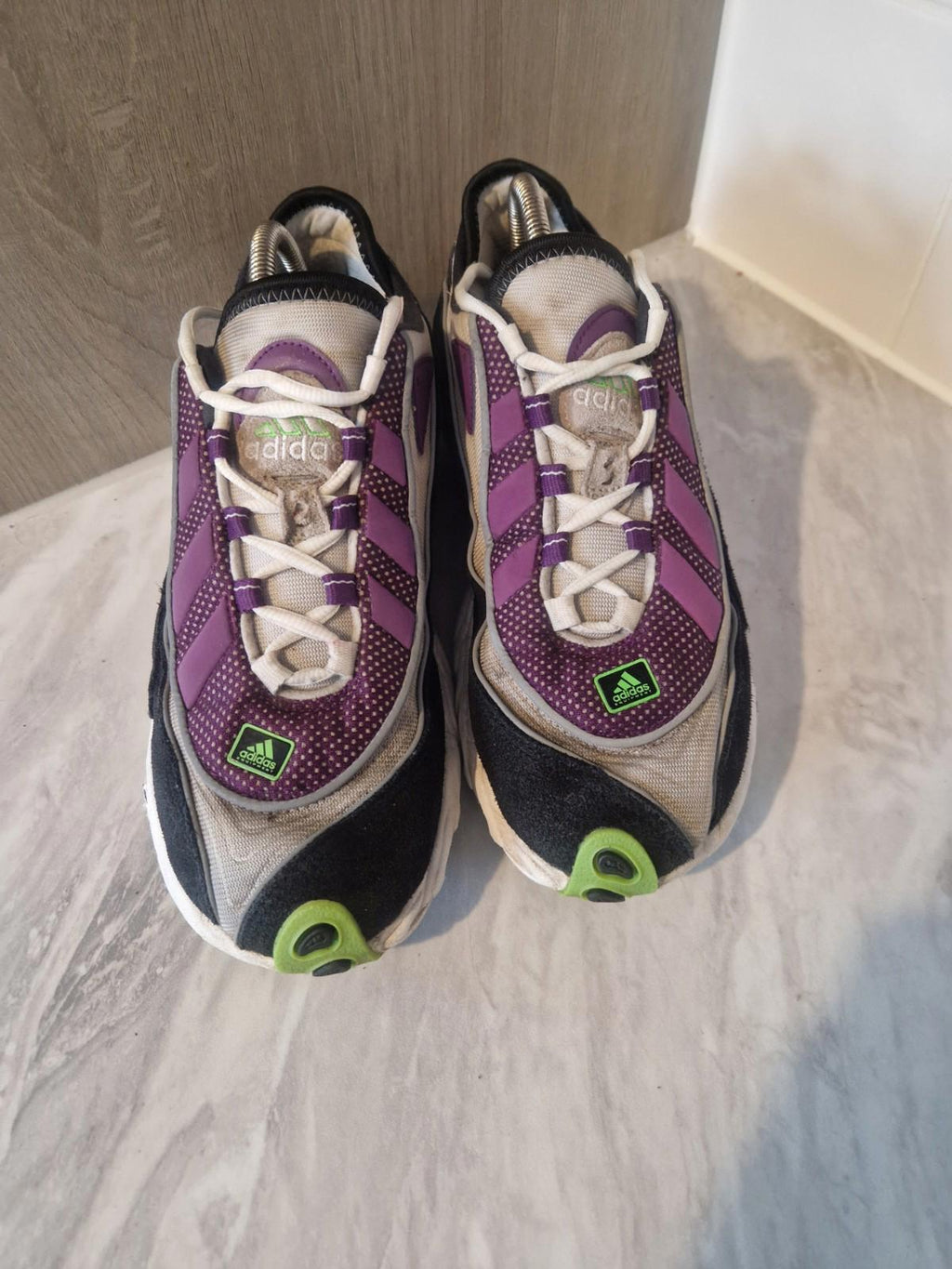 Adidas EQT Solution Glory Performance Trainers White Purple EG5196 Uk Size 9 Gc