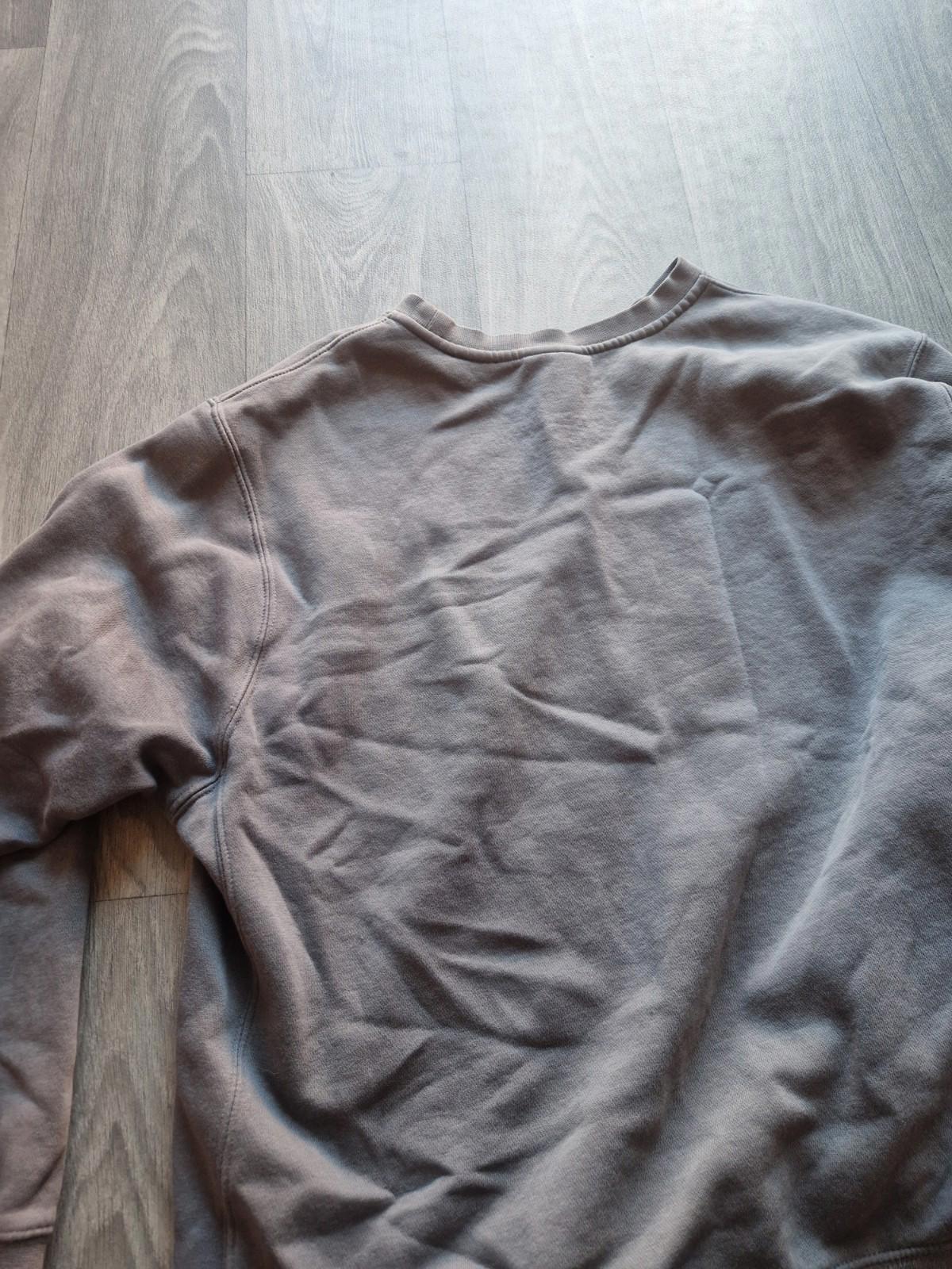 Nike Sweatshirt Mens  Grey Swoosh Crewneck Pullover Jumper/ Sweater Uk Size L Gc
