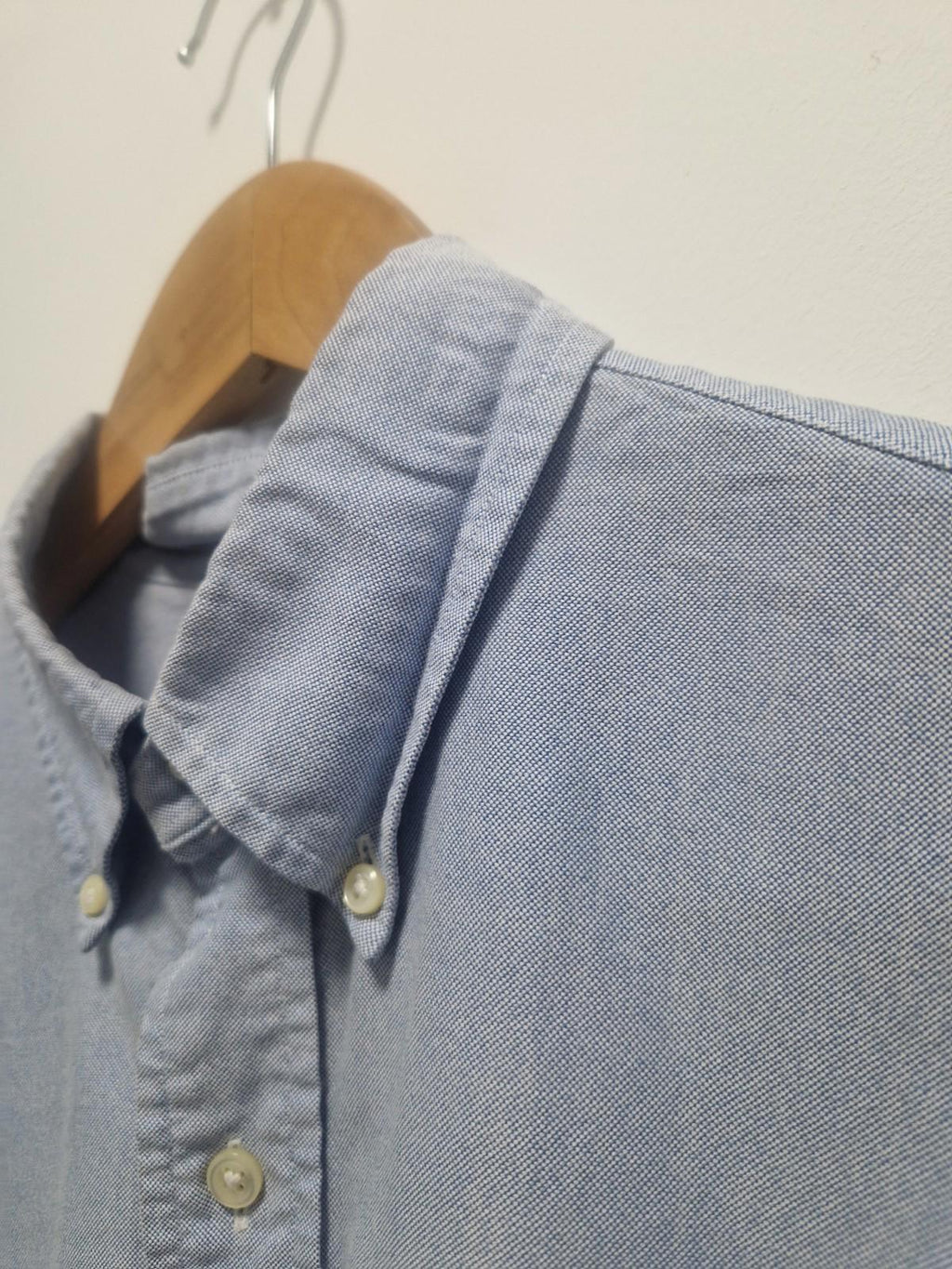 Polo Ralph Lauren Light Blue Embroidered  Pony Oxford shirt in 100% cotton Uk Xl
