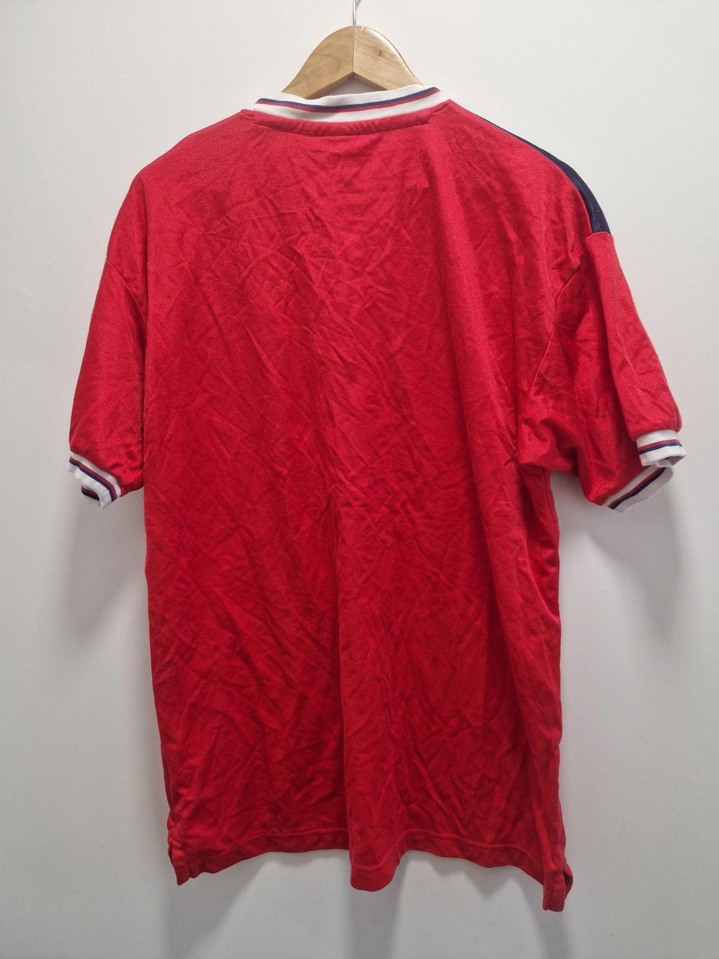 England 1982 World Cup Finals Away Retro Shirt Score Draw Label Uk Xl Gc