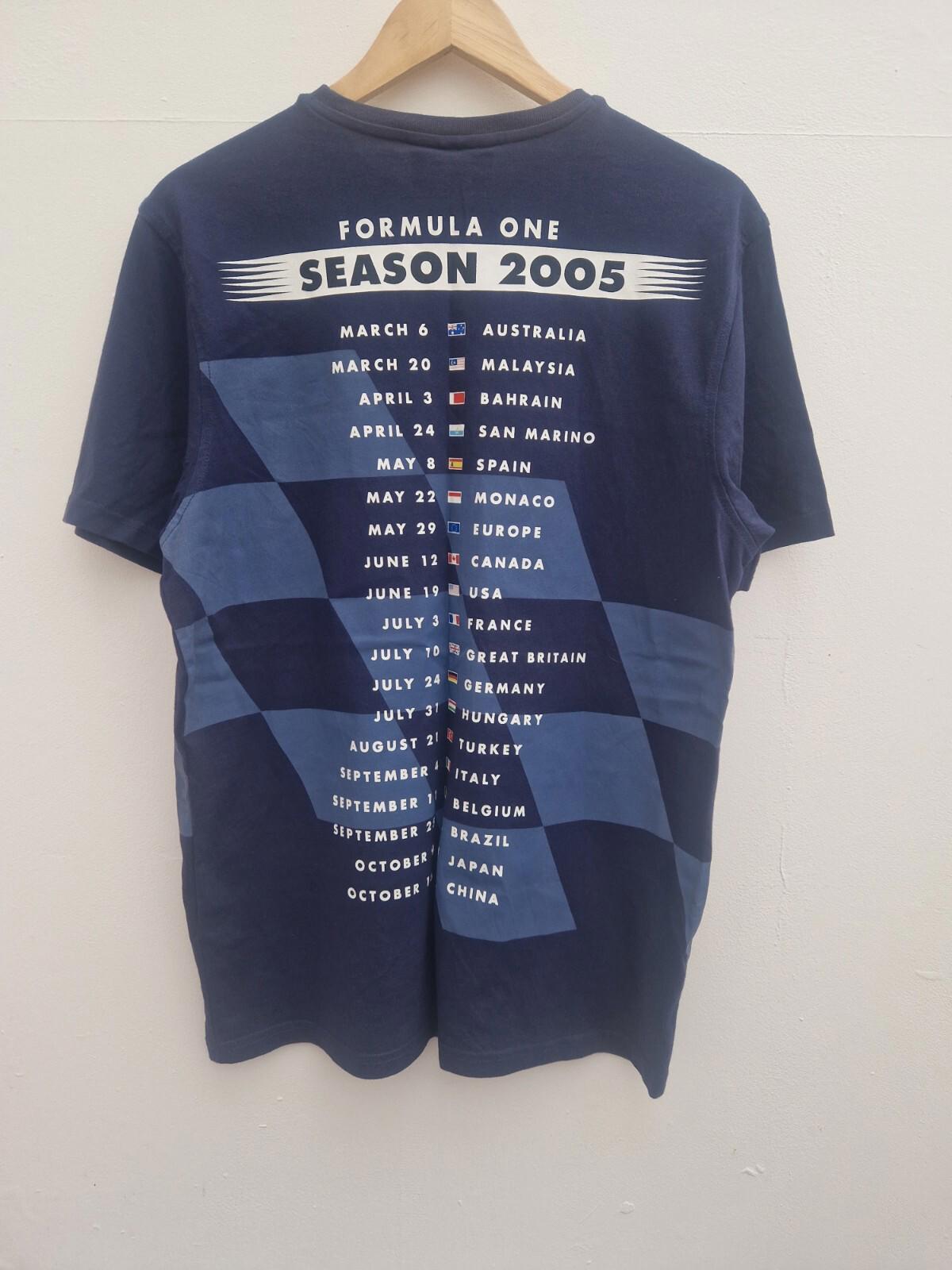Red Bull Racing Formula One 2005 Season t-shirt uk Size L f1 Vgc