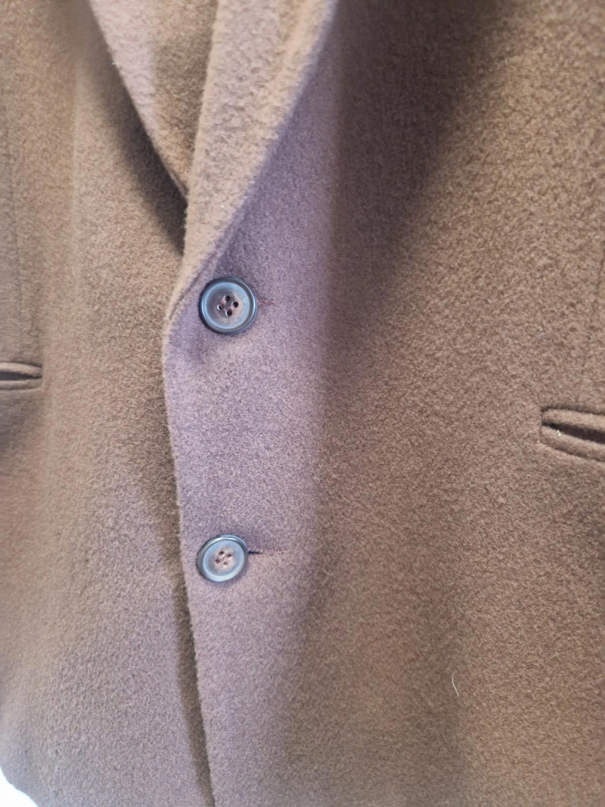 Vintage Top Man burgundy wool and cashmere blend men's blazer Uk Medium