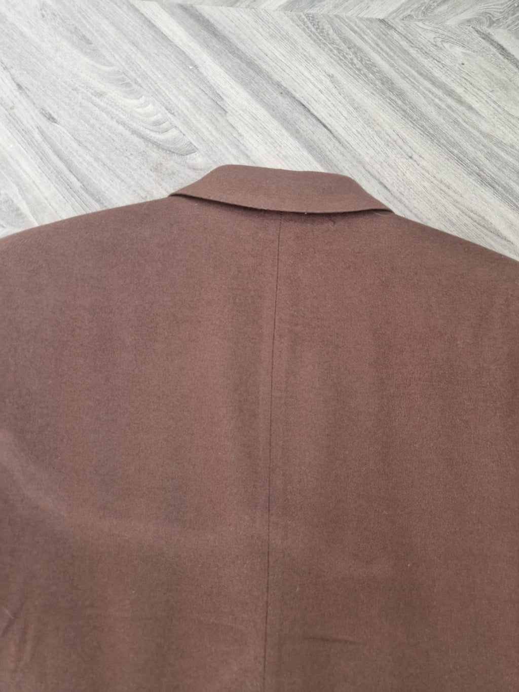 Mario Barutti Ing Loro Paina Italian Wool Cashmere Blend Brown Blazer Jacket 46R