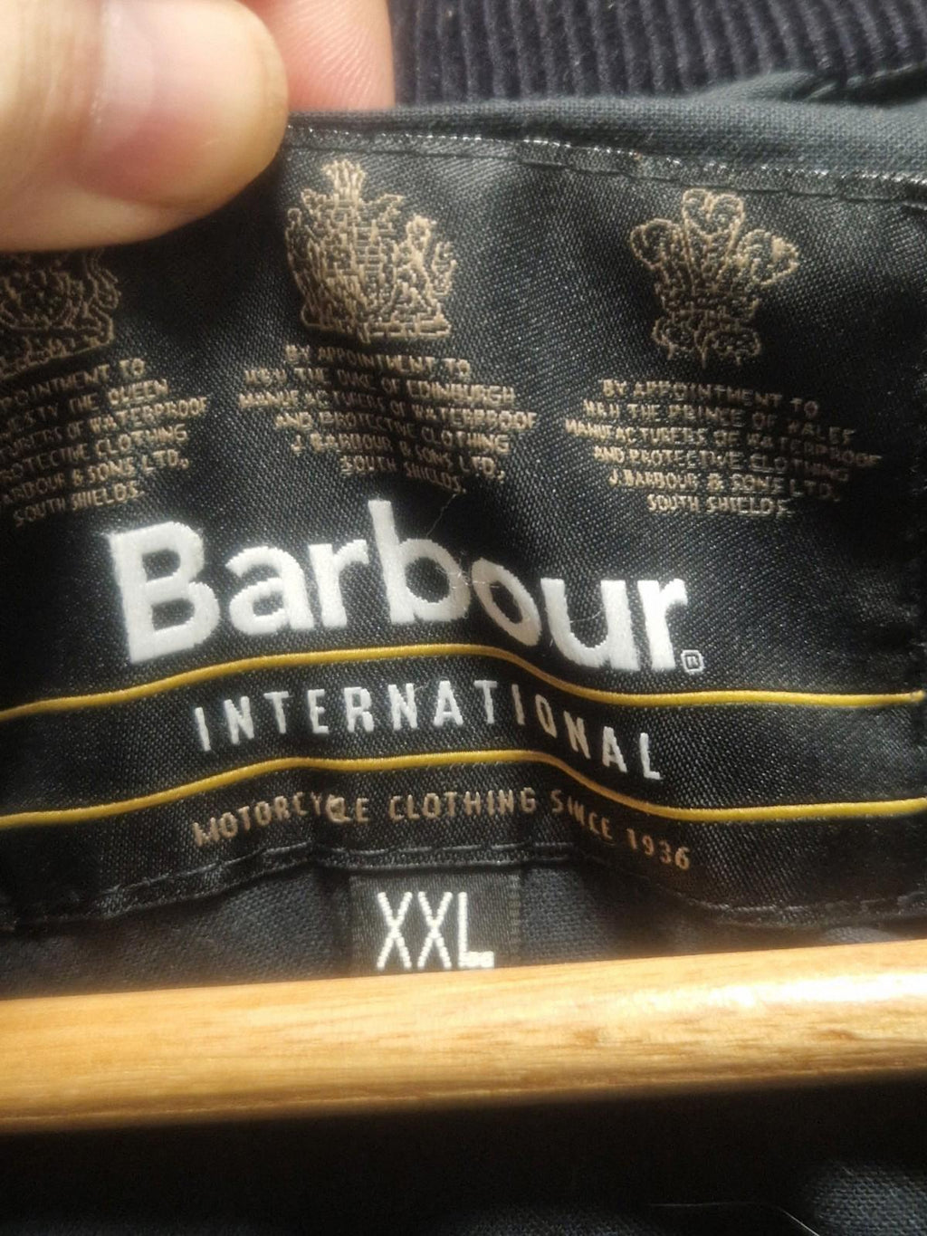 Barbour International 4oz Lightweight  Mayer Wax Jacket Red & Black Uk Xxl Gc
