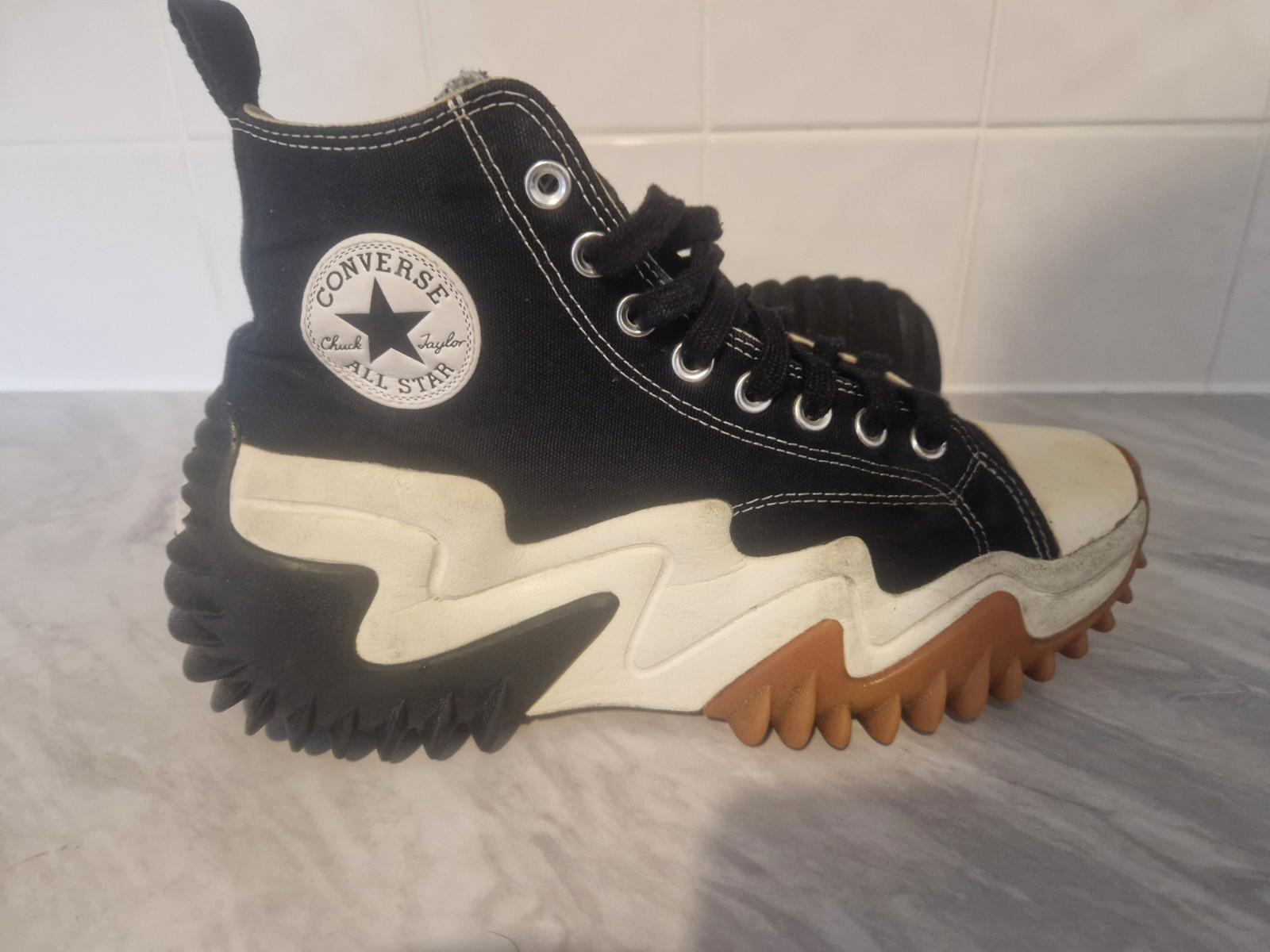 Converse Run Star Motion Black/Gum/Honey Unisex Shoes High Top UK7.5/W10 Gc