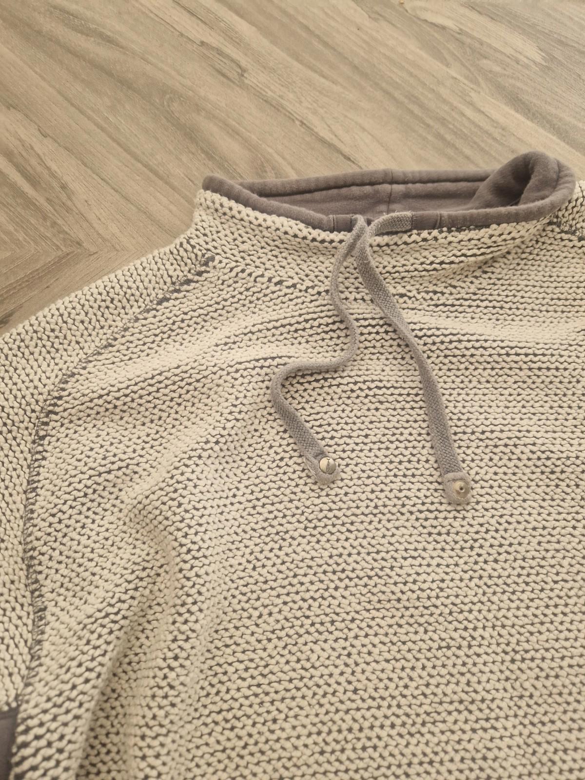 Weird Fish Macaroni Knit Mock Neck Jumper Cream Colour   Uk Size M Vgc