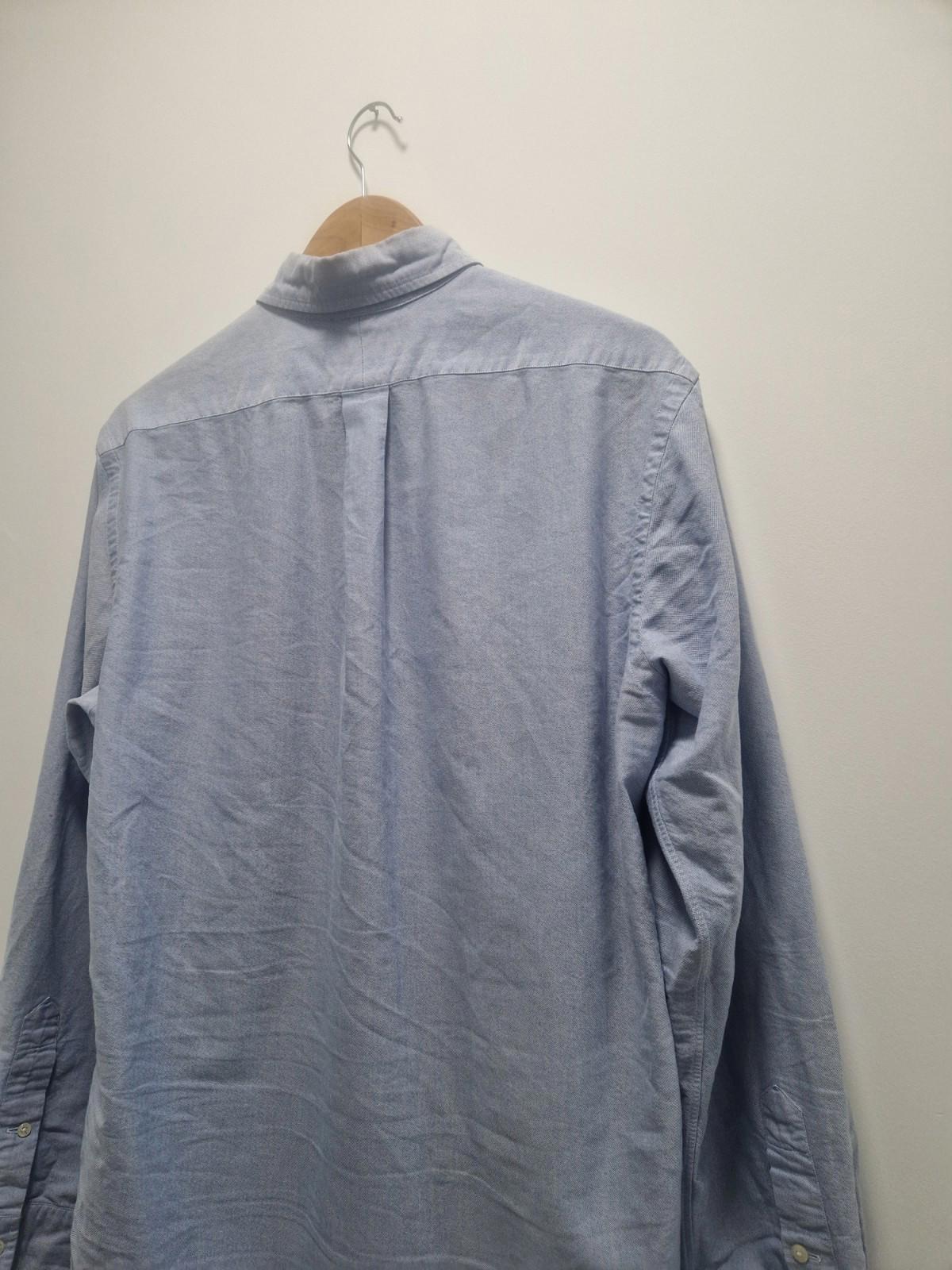 Polo Ralph Lauren Light Blue Embroidered  Pony Oxford shirt in 100% cotton Uk Xl