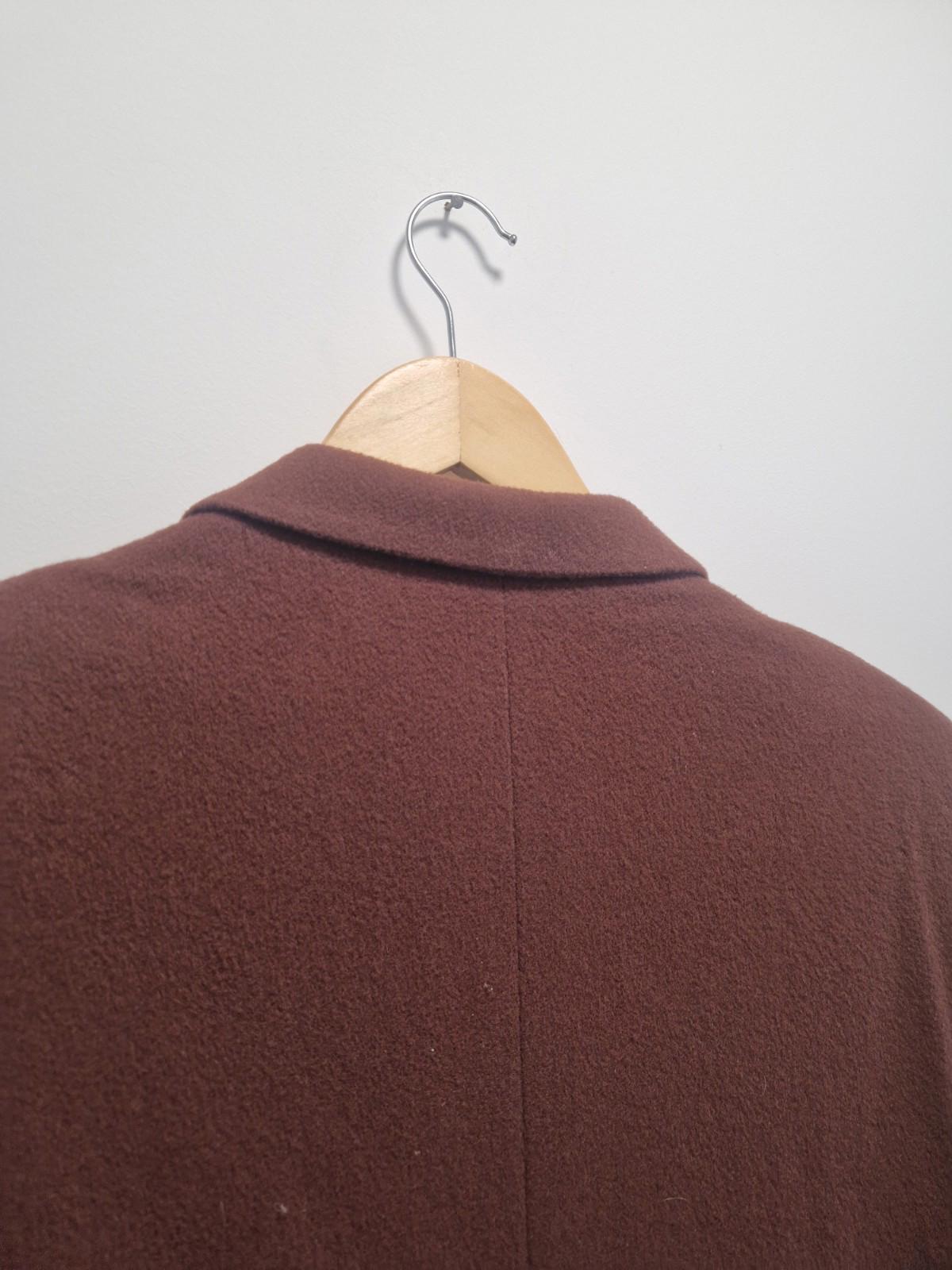 Vintage Top Man burgundy wool and cashmere blend men's blazer Uk Medium