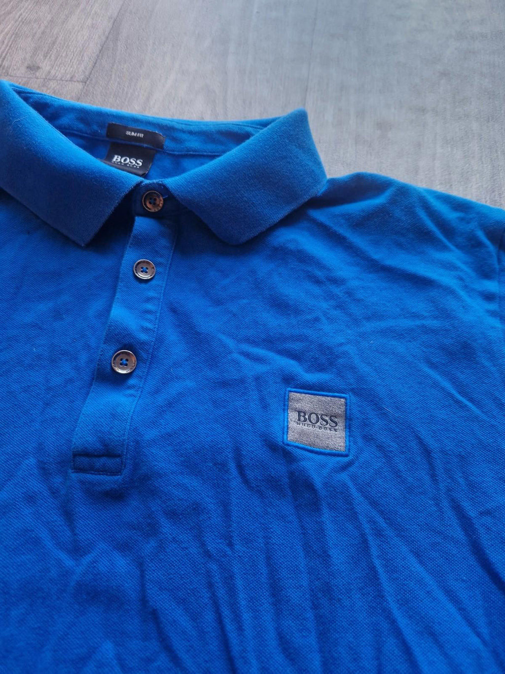 Hugo Boss passenger polo shirt Blue Uk Xl Slim Fit On A Black Label