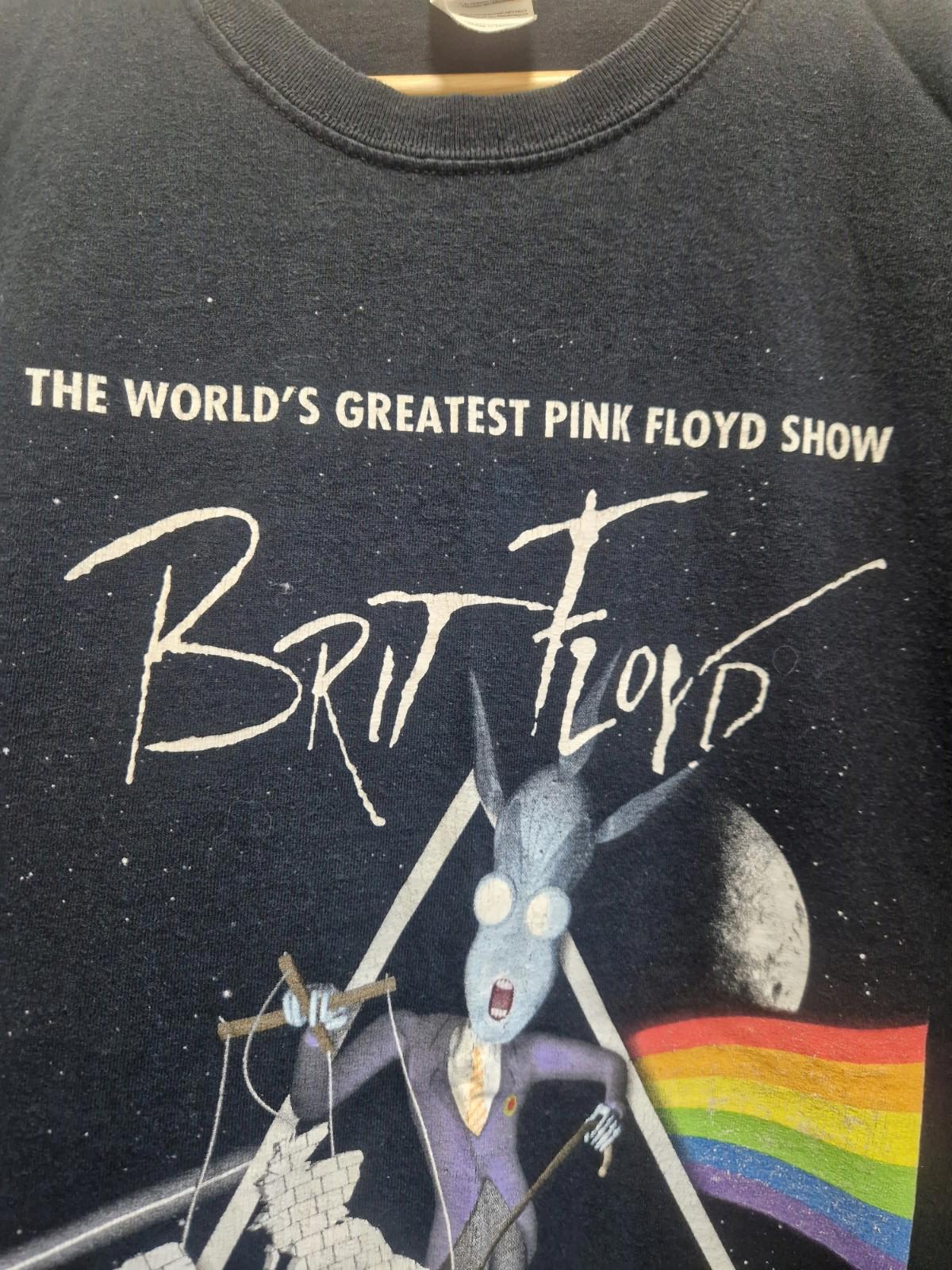 Brit Floyd "Pulse World Tour 2013" graphic t-shirt Pink Floyd Tribute Uk L