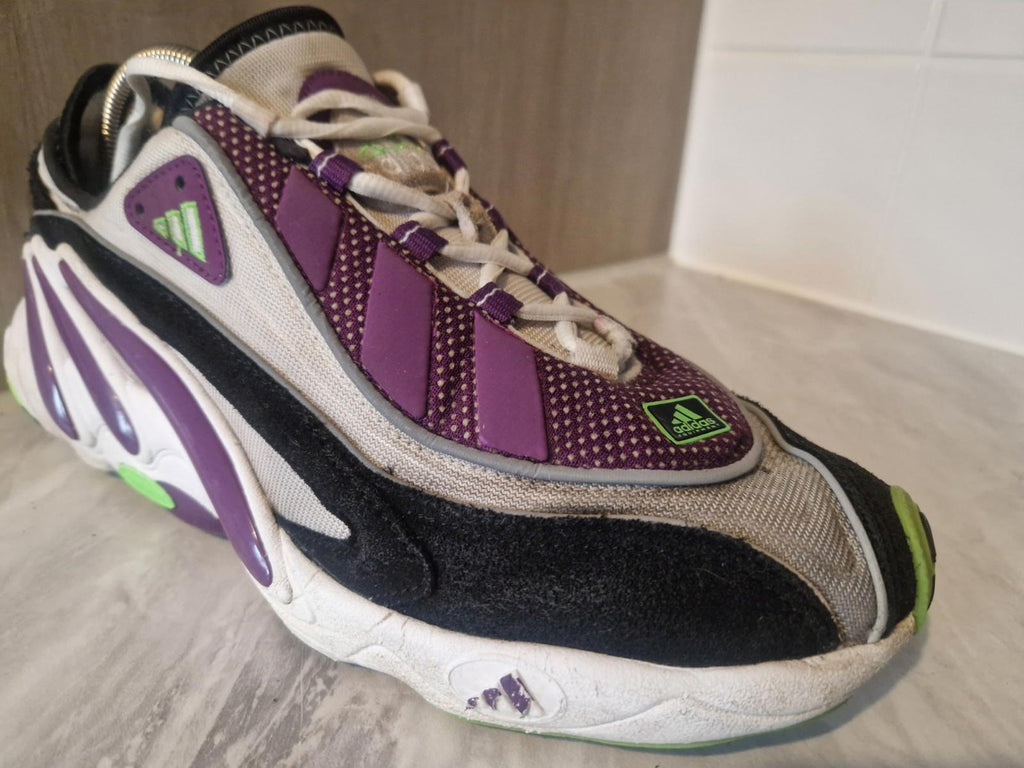 Adidas EQT Solution Glory Performance Trainers White Purple EG5196 Uk Size 9 Gc