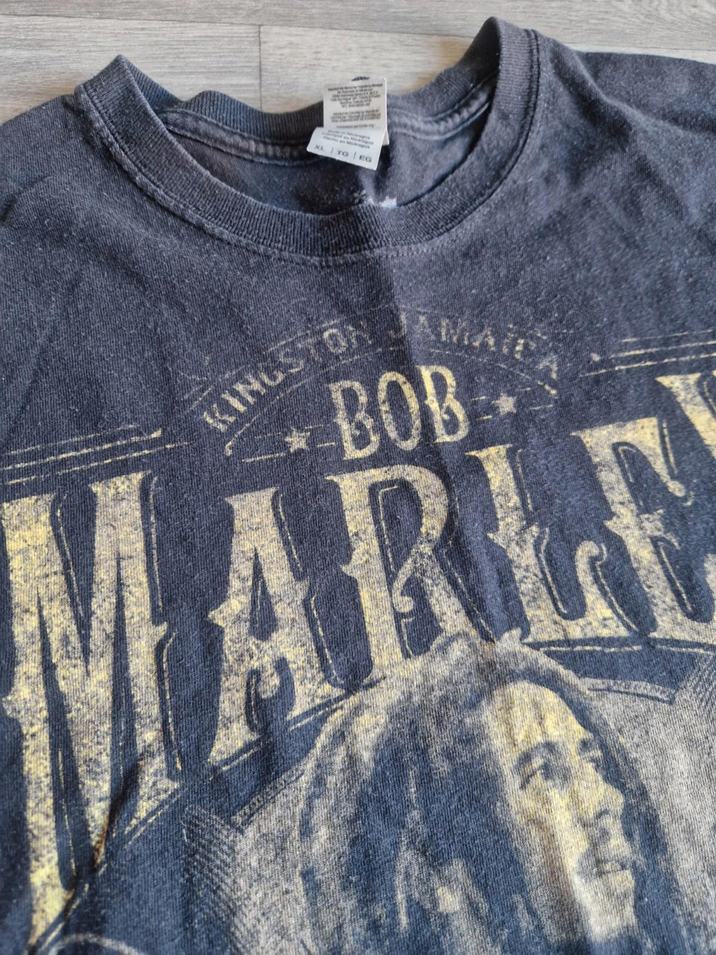 zion rootswear Bob Marley Graphic T-shirt On A Gildan Tag Uk Xl Gc 2020