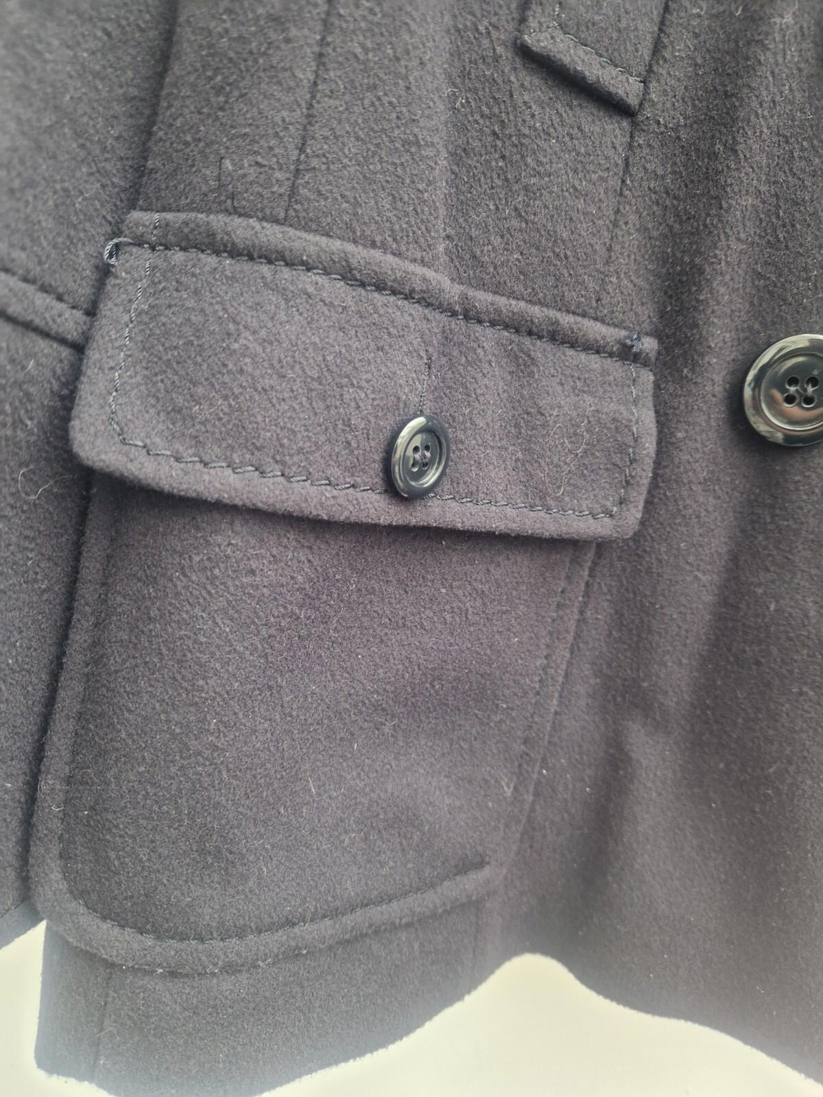 Brasler Sport Line Double Breasted  90% Virgin Wool 10% Cashmere  Coat Size 18