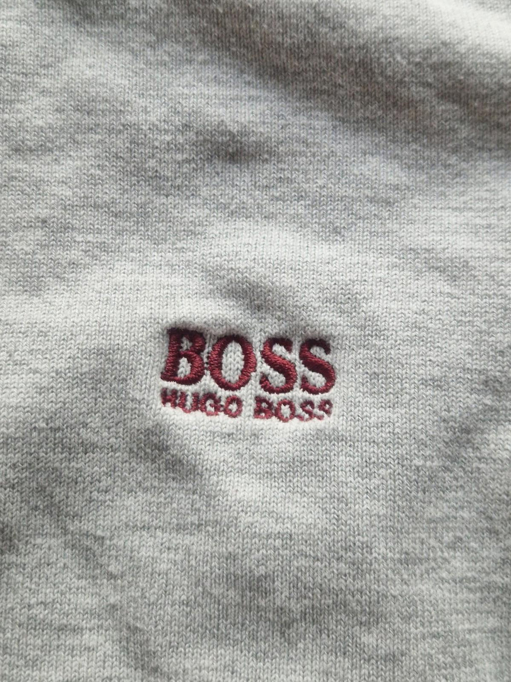 Hugo Boss Grey Quarter Zip Sweatshirt Jumper Uk Size Xxl Slim Fit Vgc